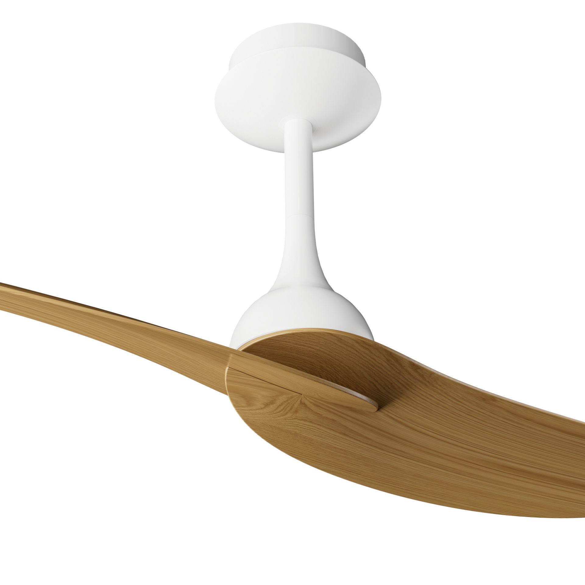Ipanema · Ventilador de aspas sin luz · Blanco / Madera