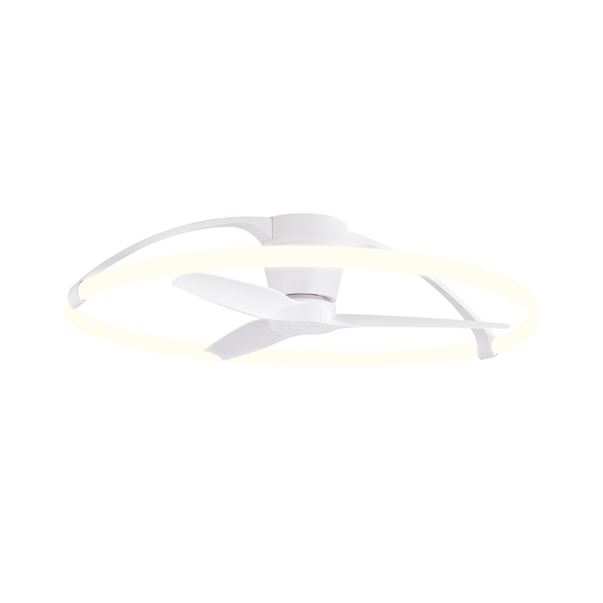 Nepal · Ventilador de aspas con luz · Blanco