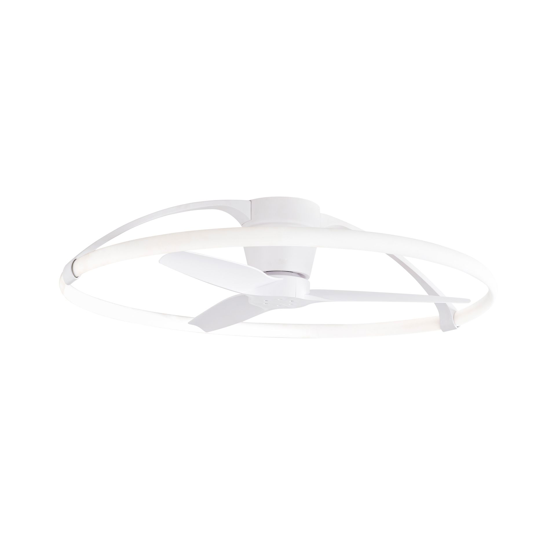 Nepal · Ventilador de aspas con luz · Blanco