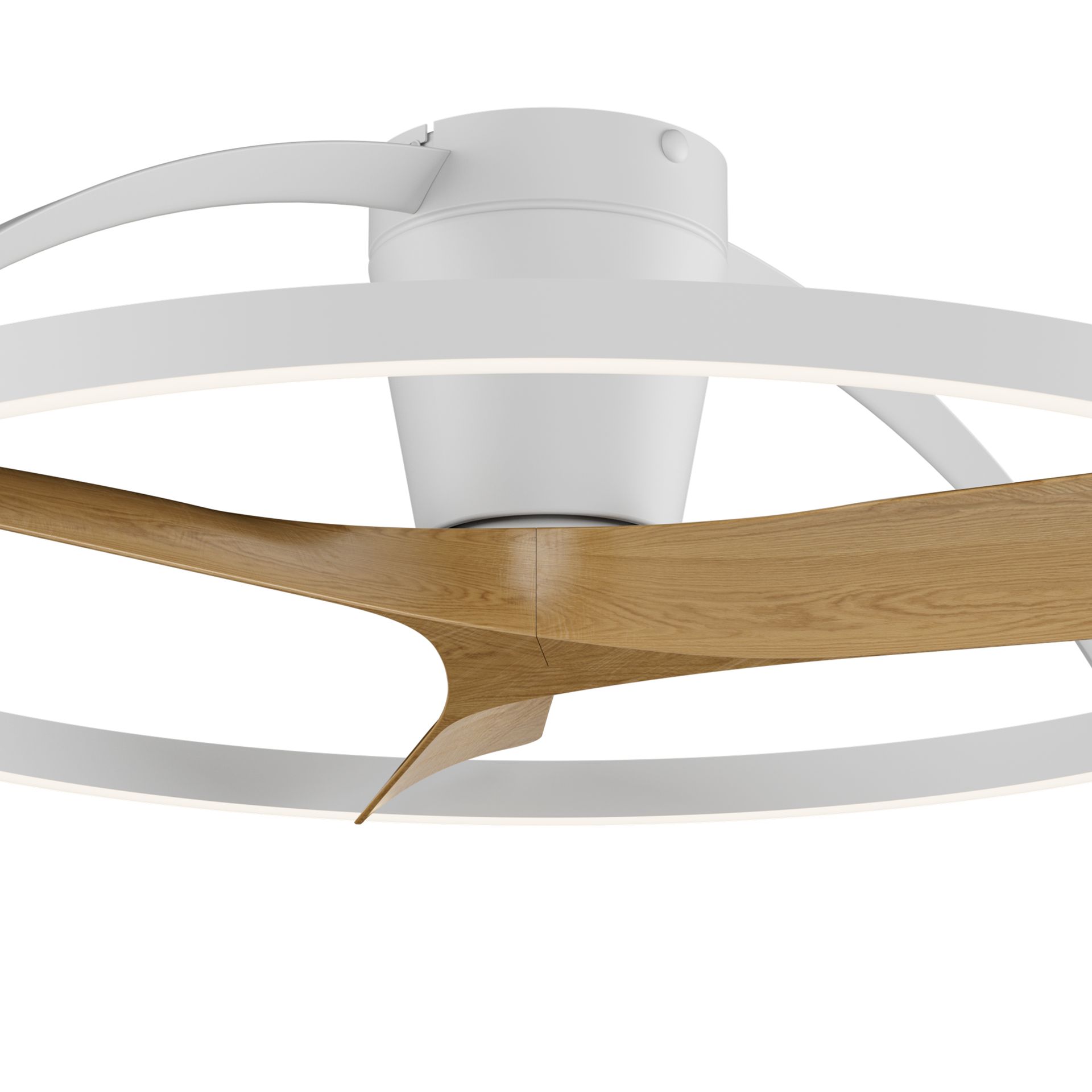 NEPAL II * FAN / LED CEILING - WHITE / WOOD