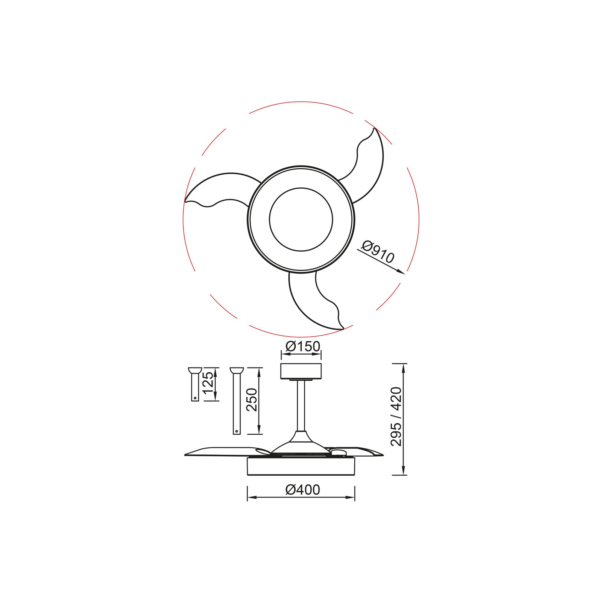 ***DES*** NISEKO FAN S* CEILING / FAN MINI - WOOD ****L****