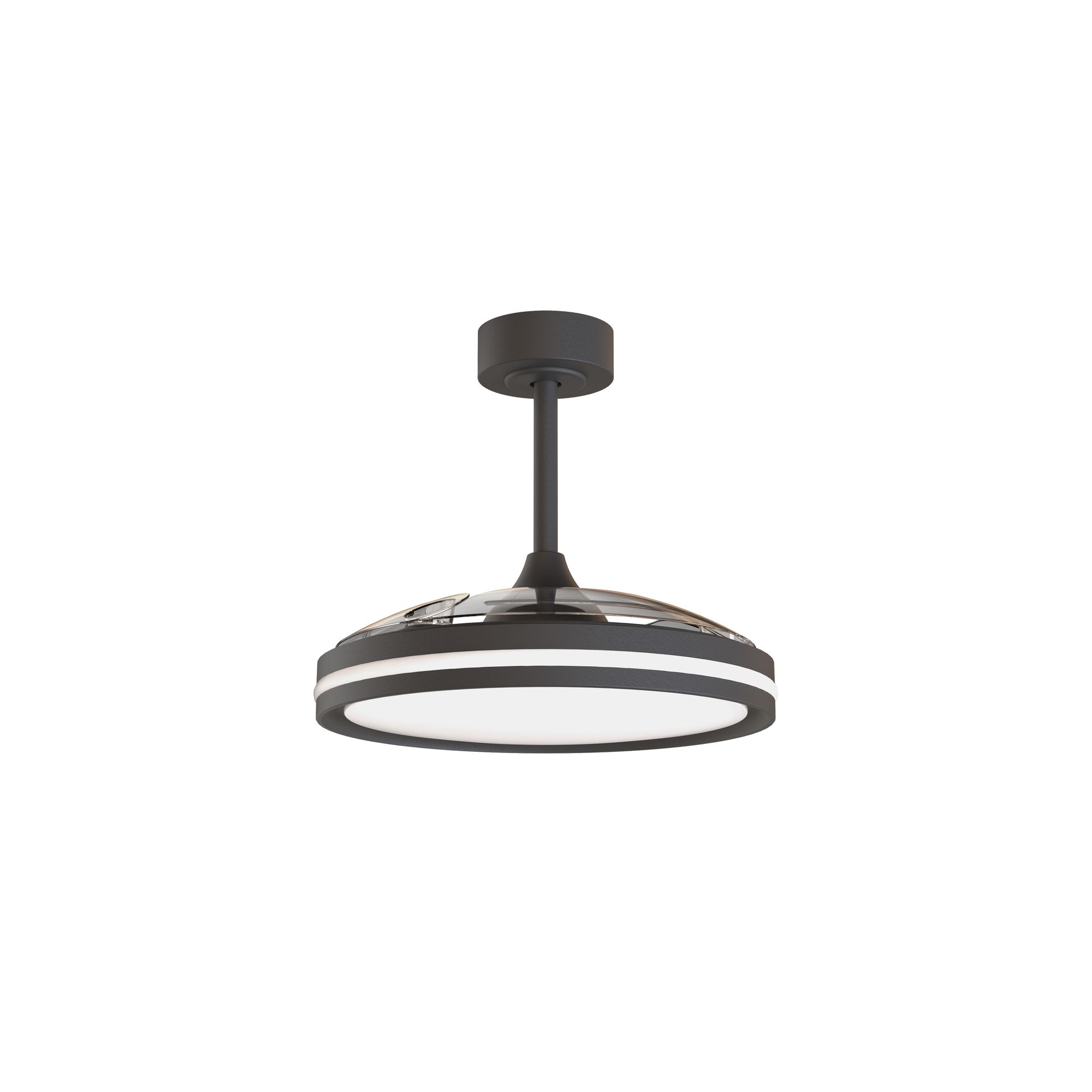 RAFAGA * Ventilateur LED noir 50W-3000K-6500K 