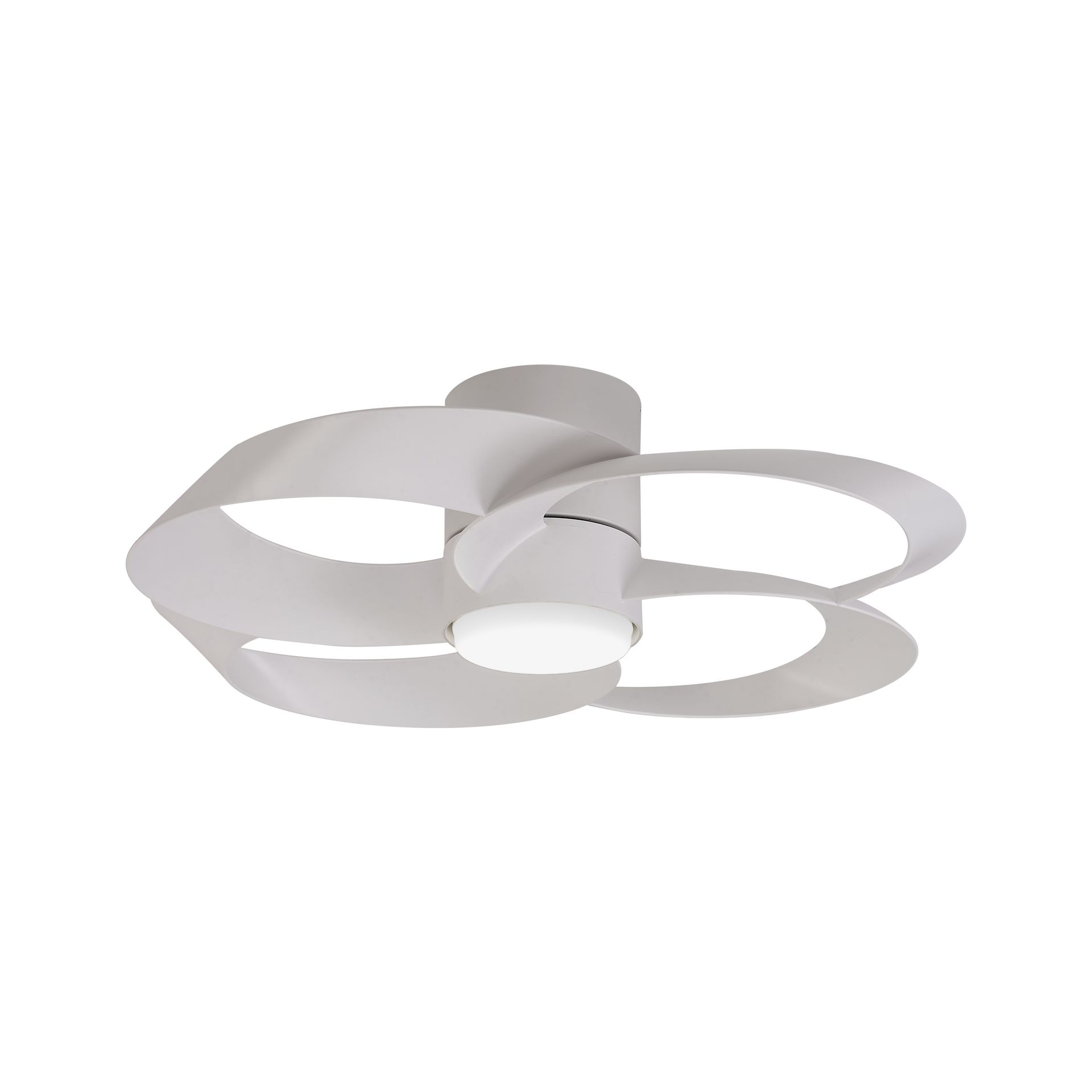 Rose · Ventilador de aspas con luz · Blanco