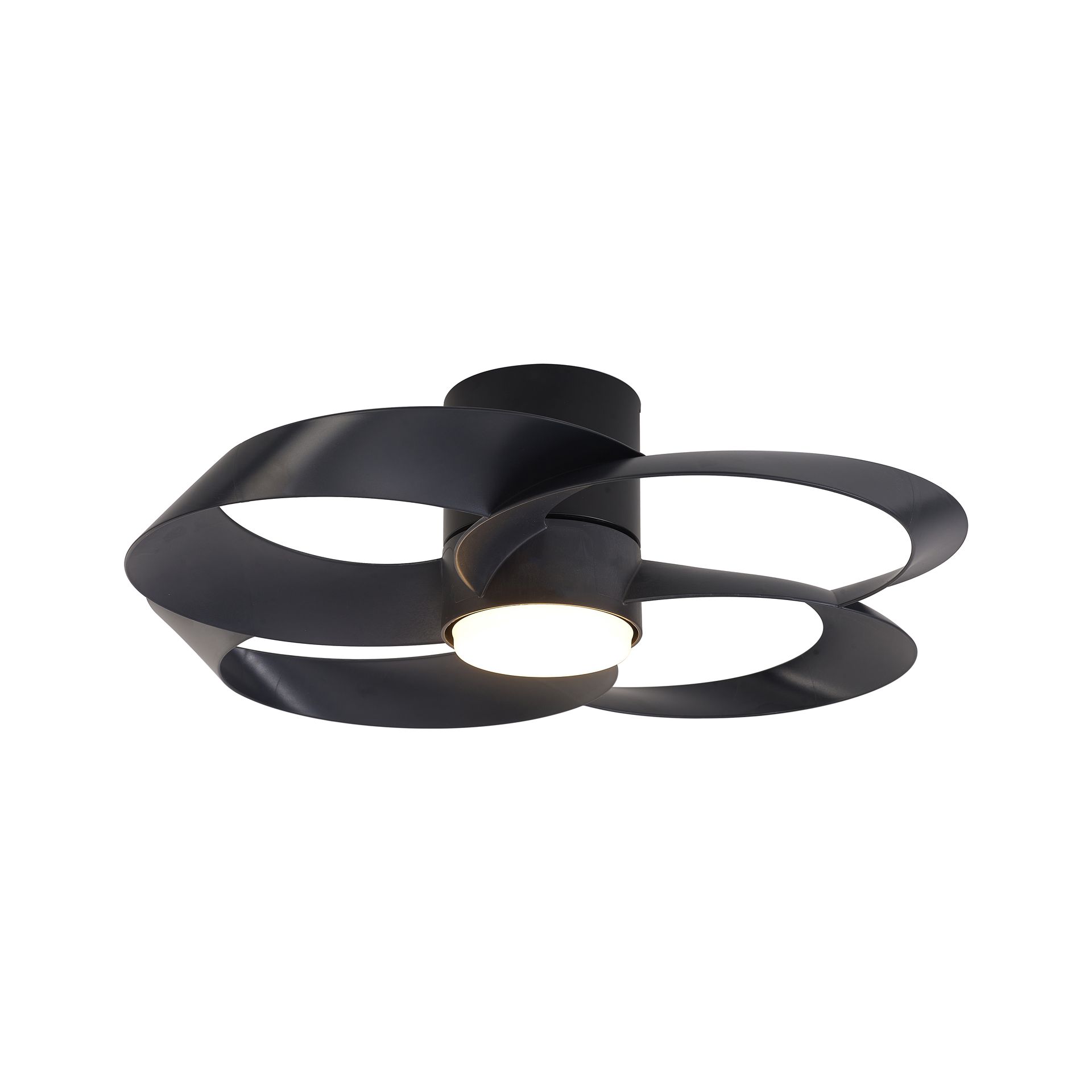 Rose · Ventilador de aspas con luz · Black