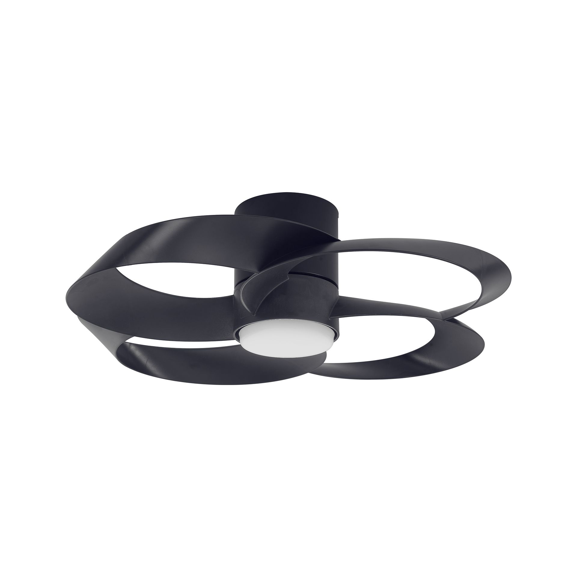 Rose · Ventilador de aspas con luz · Black