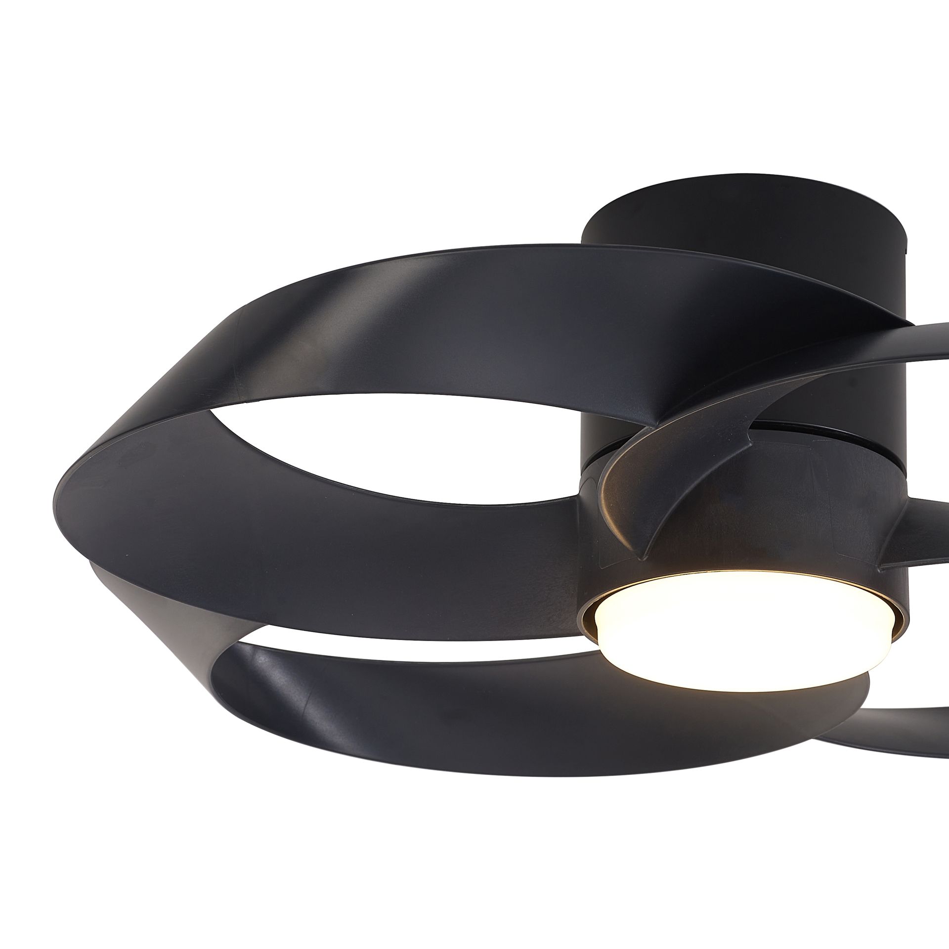 Rose · Ventilador de aspas con luz · Black