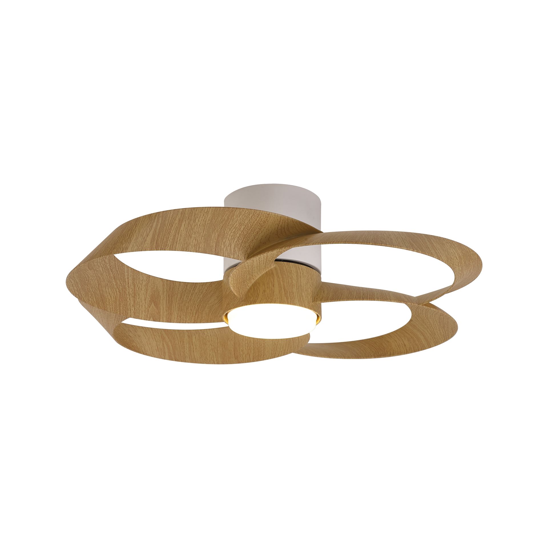 ROSE* PLAFÓN / VENTILADOR - BLANCO+MADERA
