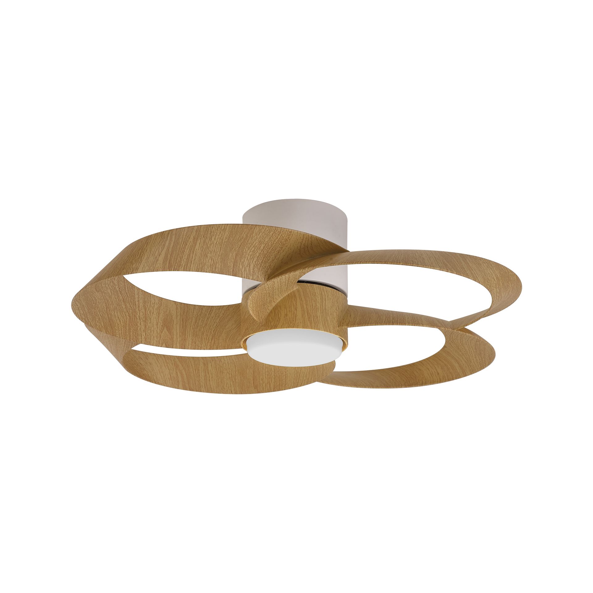 ROSE* PLAFÓN / VENTILADOR - BLANCO+MADERA