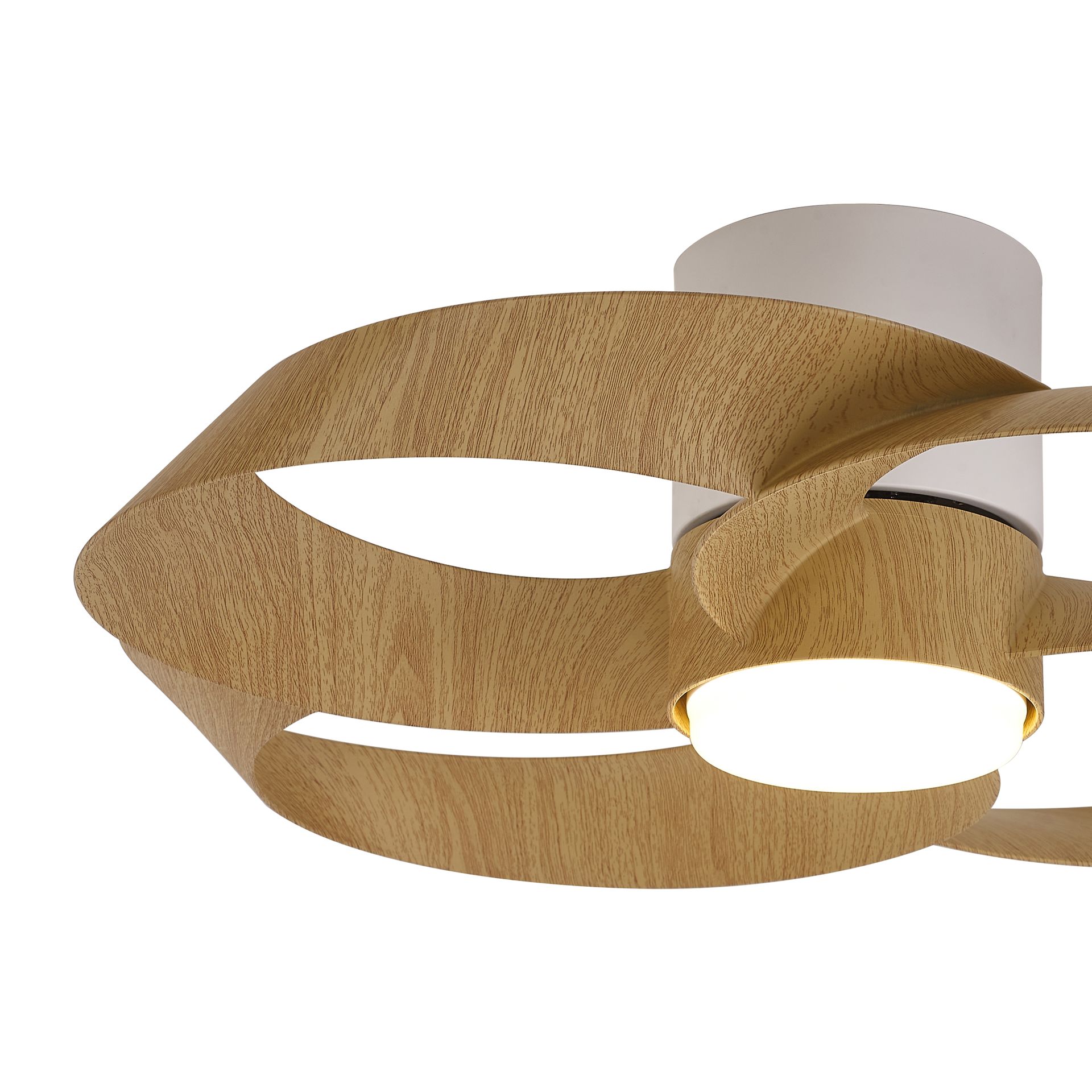 ROSE* PLAFÓN / VENTILADOR - BLANCO+MADERA