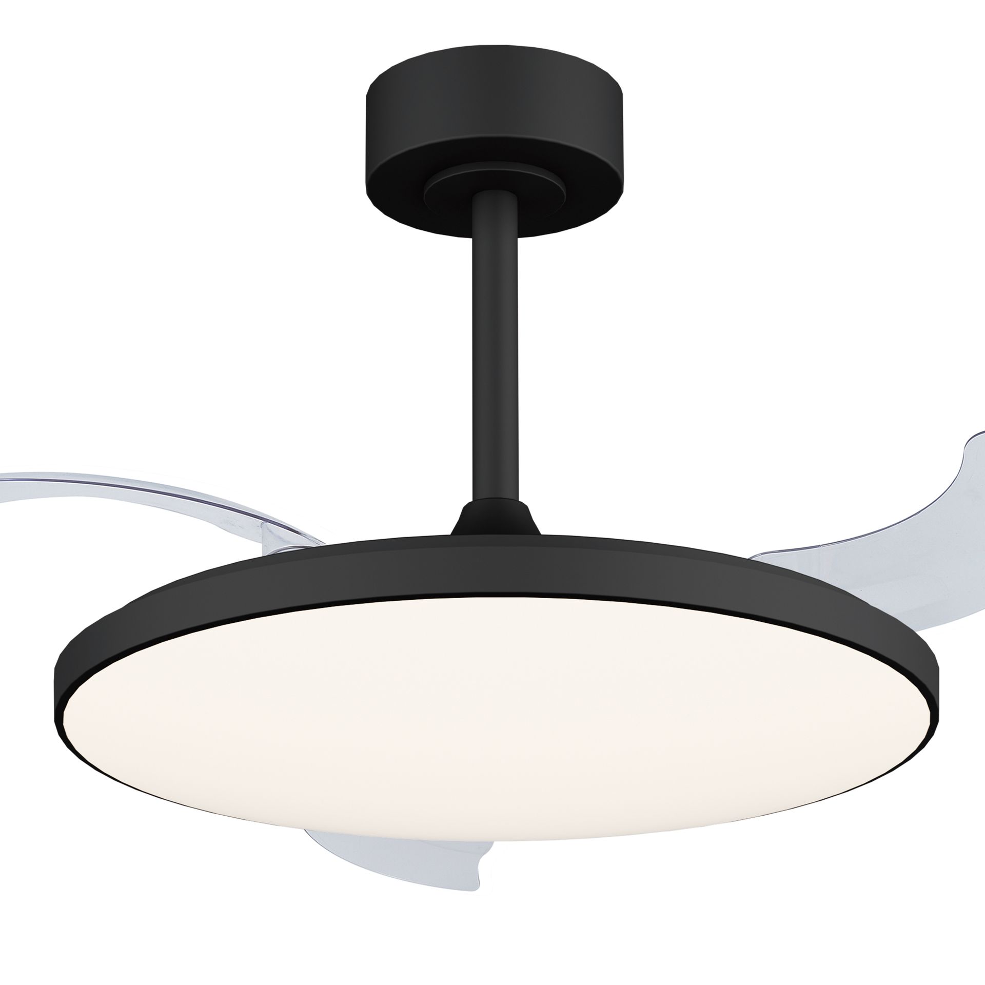 SLIM FAN  * PLAFONIERA / VENTILATORE - NERO 