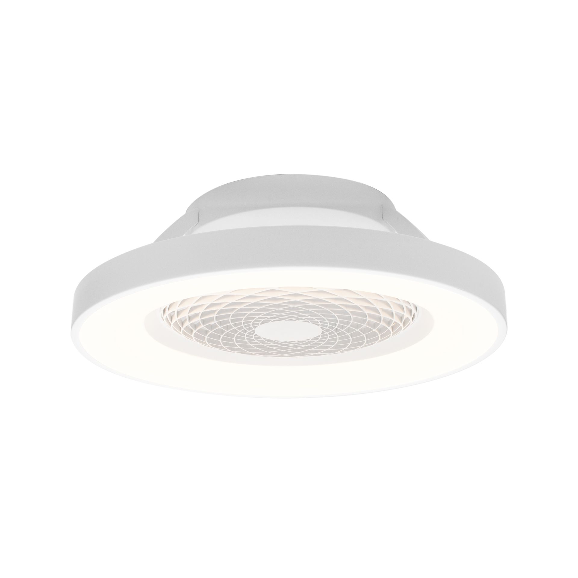 TIBET * VENTILATORE BIANCO 35W PLAFONIERA LED 70W CON TELECOMANDO Y APP