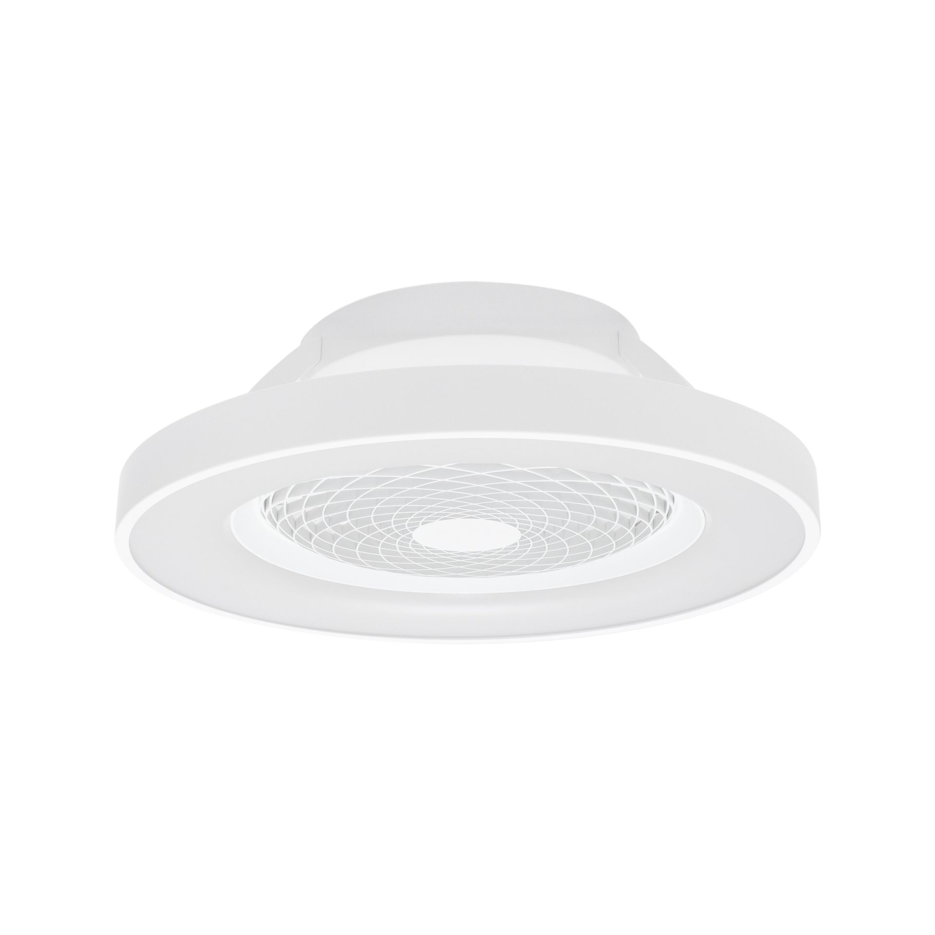 TIBET * VENTILATORE BIANCO 35W PLAFONIERA LED 70W CON TELECOMANDO Y APP