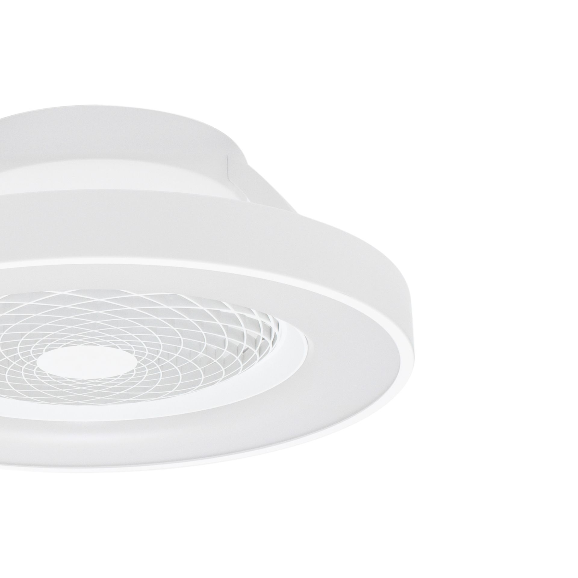 Tíbet Mini · Plafonnier-ventilateur à pales intégrées · Blanc