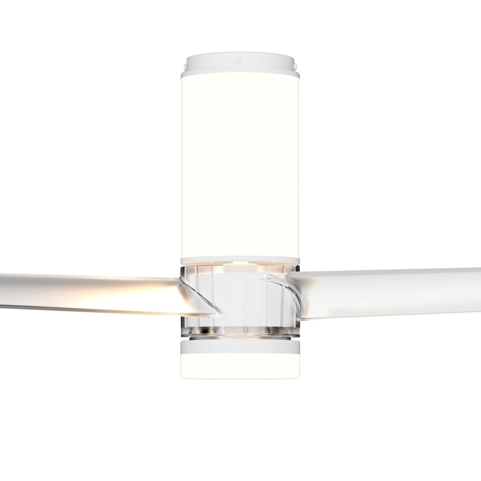 Up Down · Ventilador de aspas con luz · Blanco