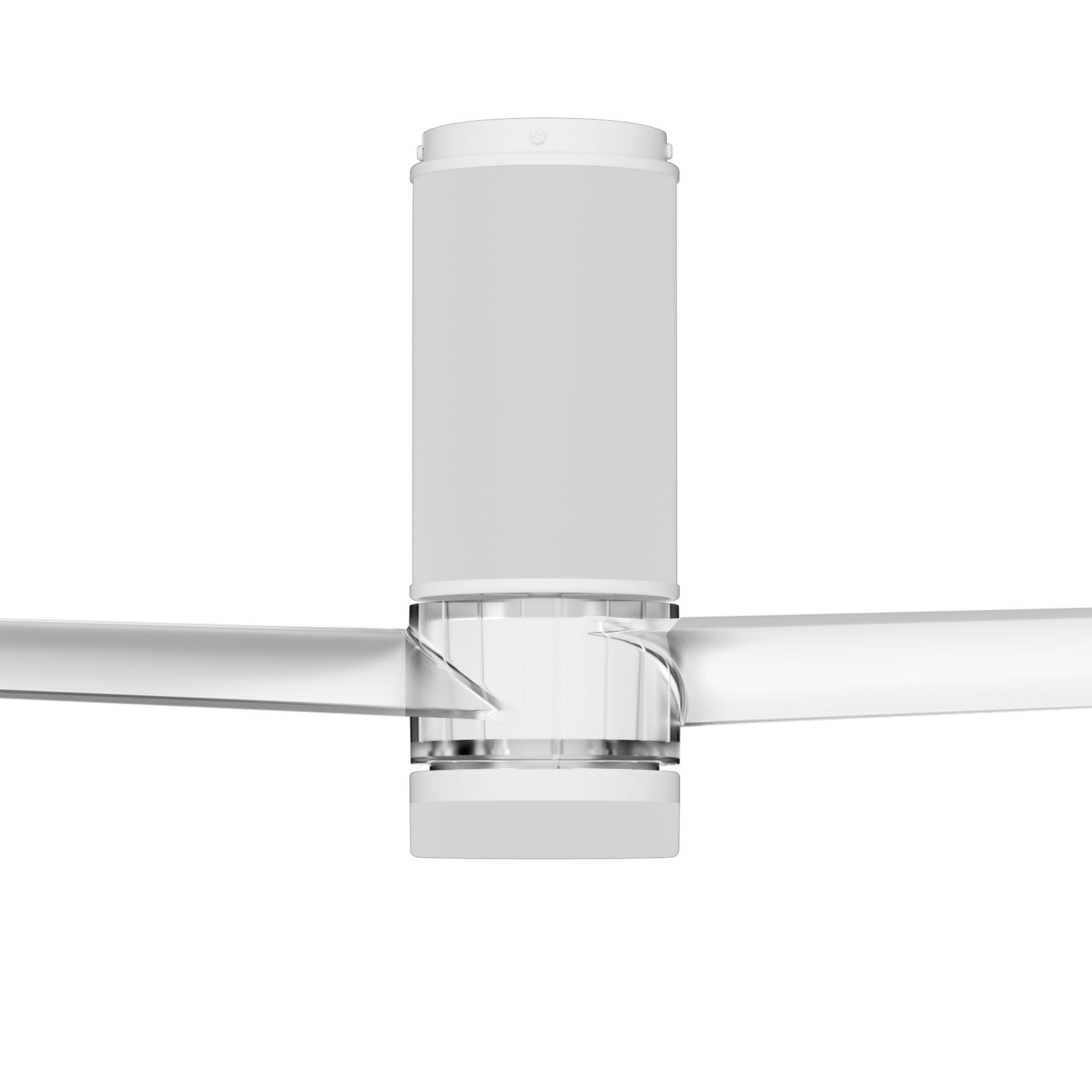 Up Down · Ventilador de aspas con luz · Blanco