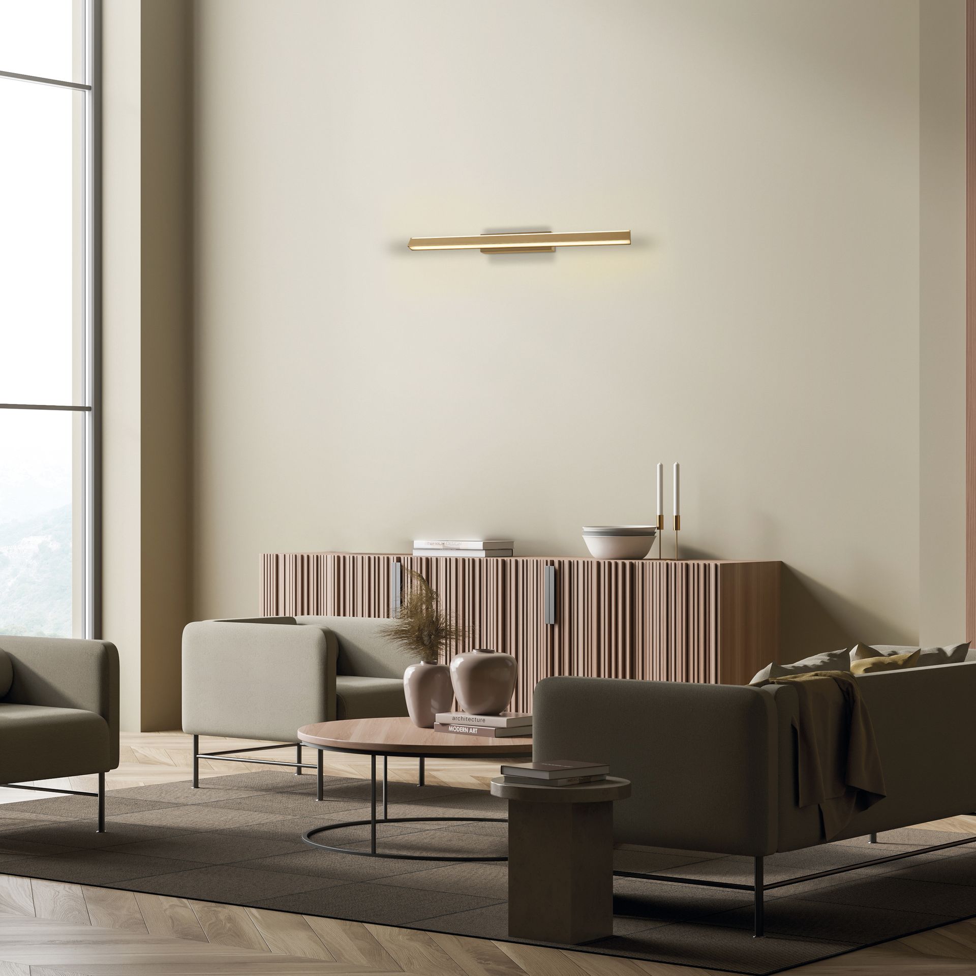 LINEL * LED CEILING 22W - PINTURA GOLD