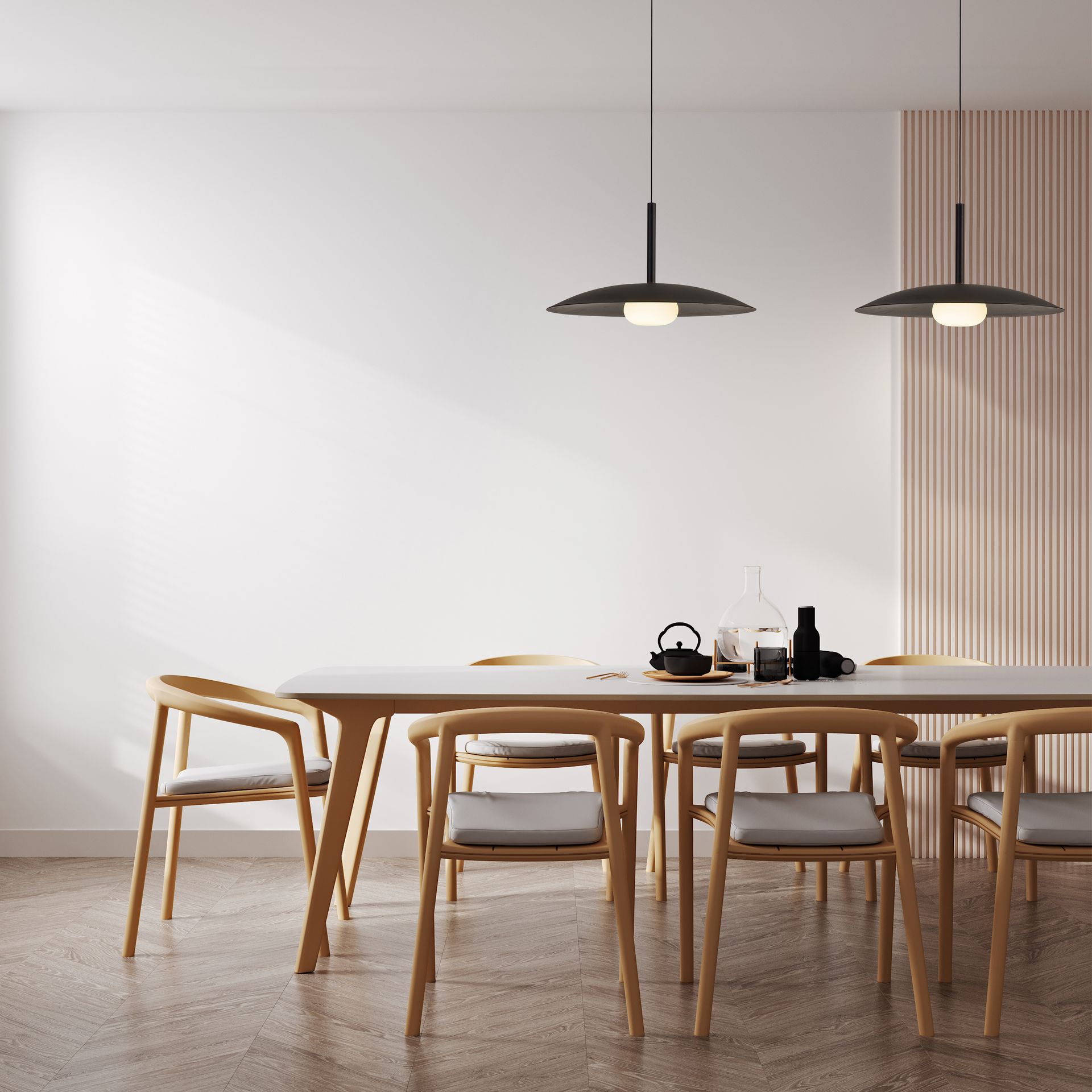 LIDIA * LED PENDANT 1L 12W  - BLACK