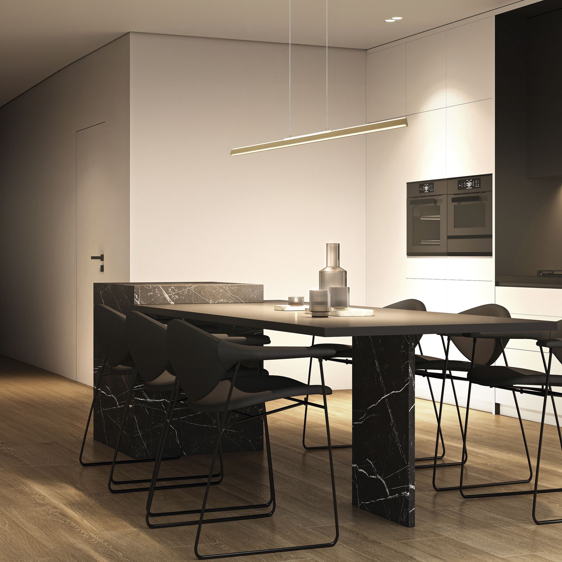 LINEL * LED PENDANT 36W - PINTURA GOLD