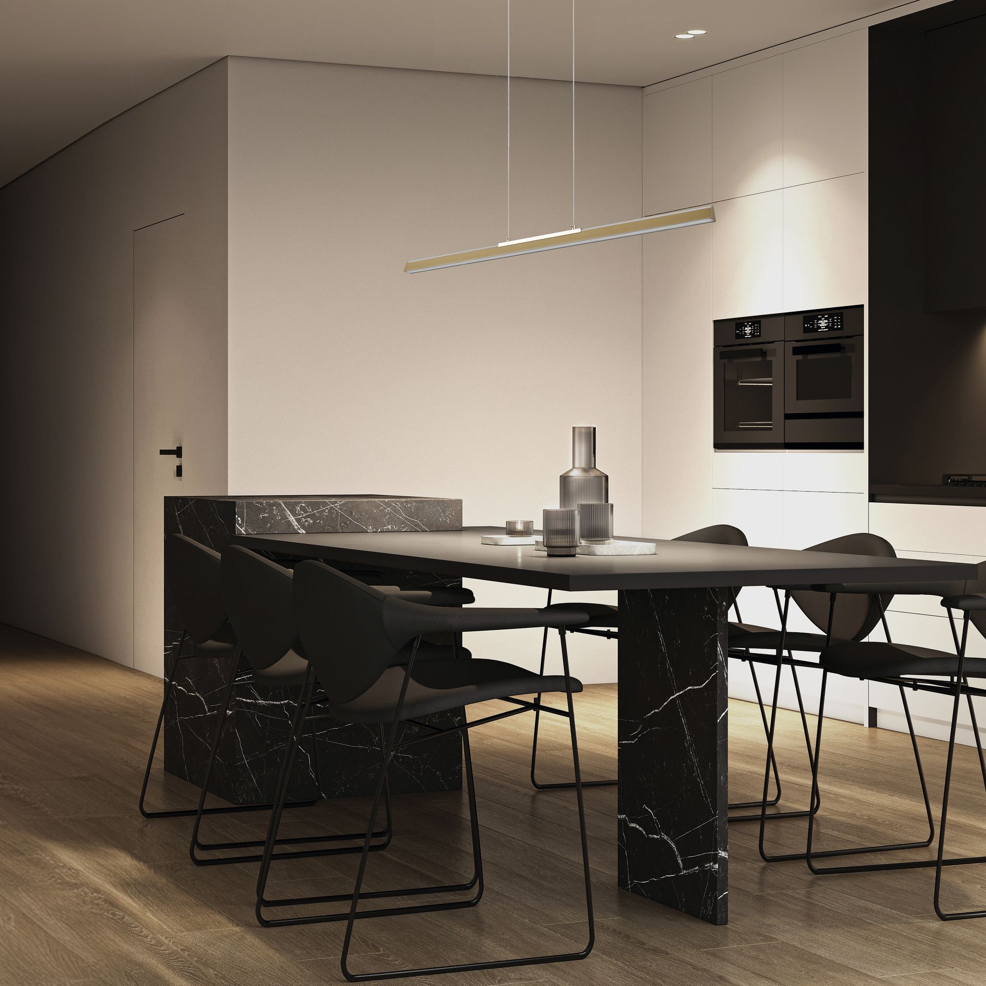 LINEL * LED PENDANT 36W - PINTURA GOLD