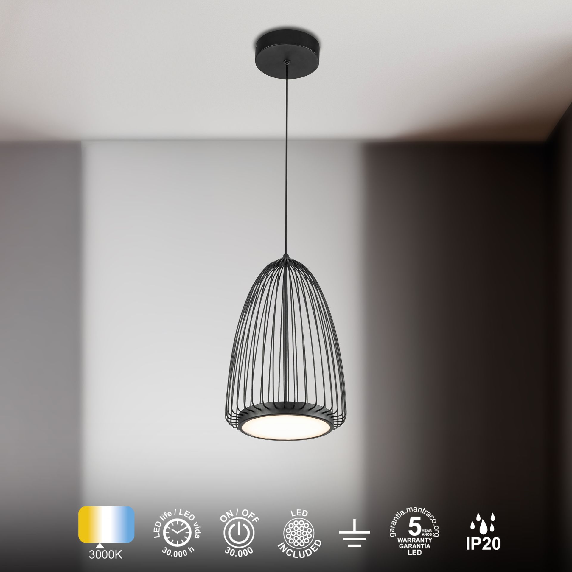 Suspension LED SMART*20W 3000K