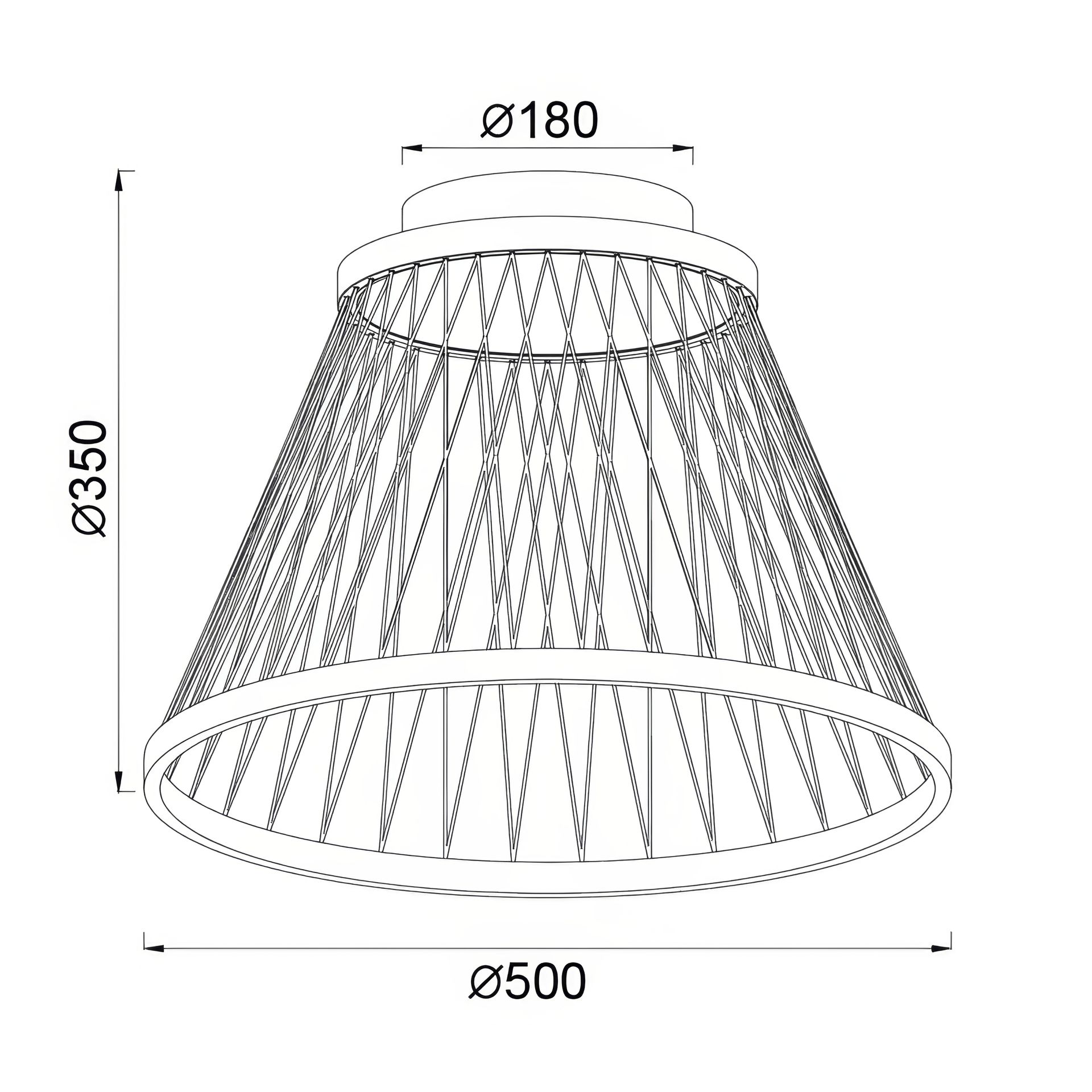 SPIDER*Plafoniera LED 43W 3000K