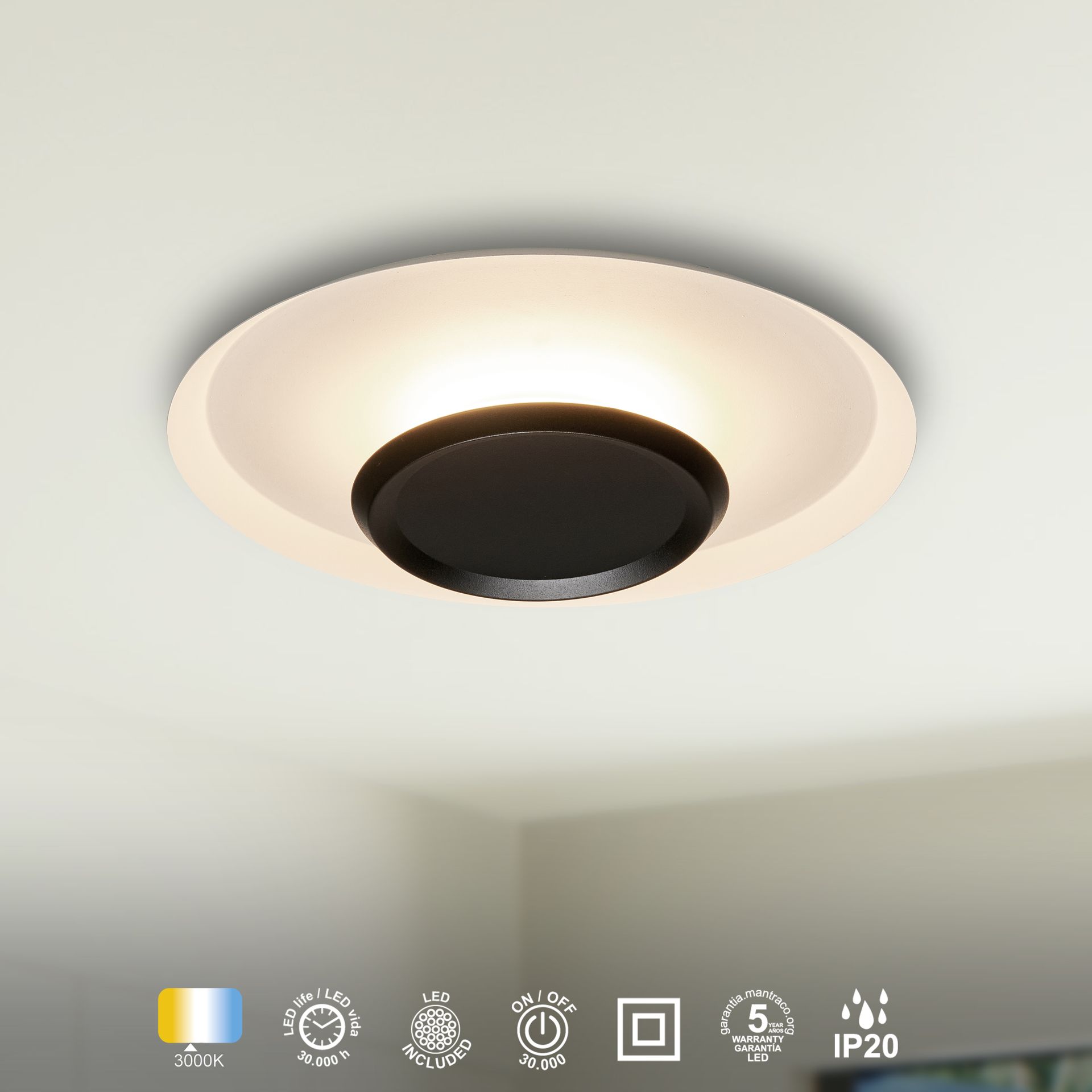 ***DES*** TINA* LED CEILING 24W 3000K