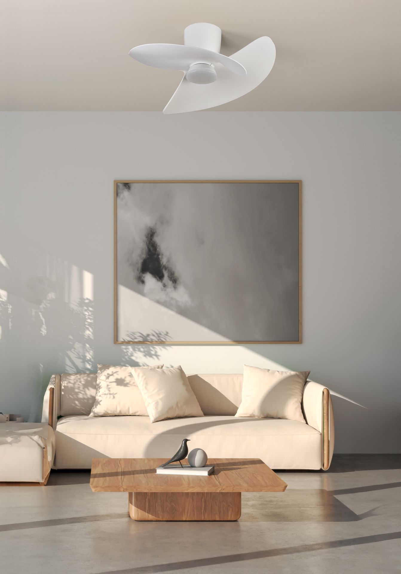 ONA * CEILING FAN  - WHITE