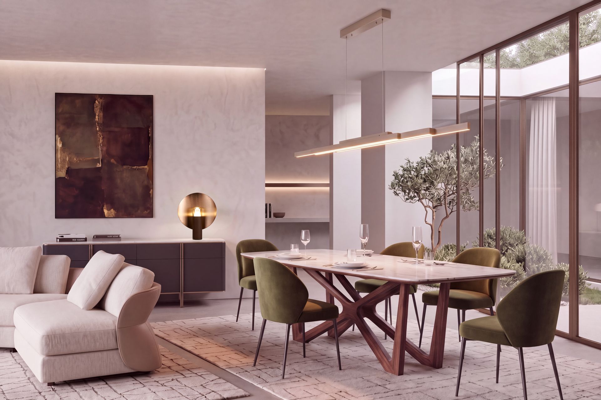 Quantum · Lampade da soffitto · Champagne Chiaro