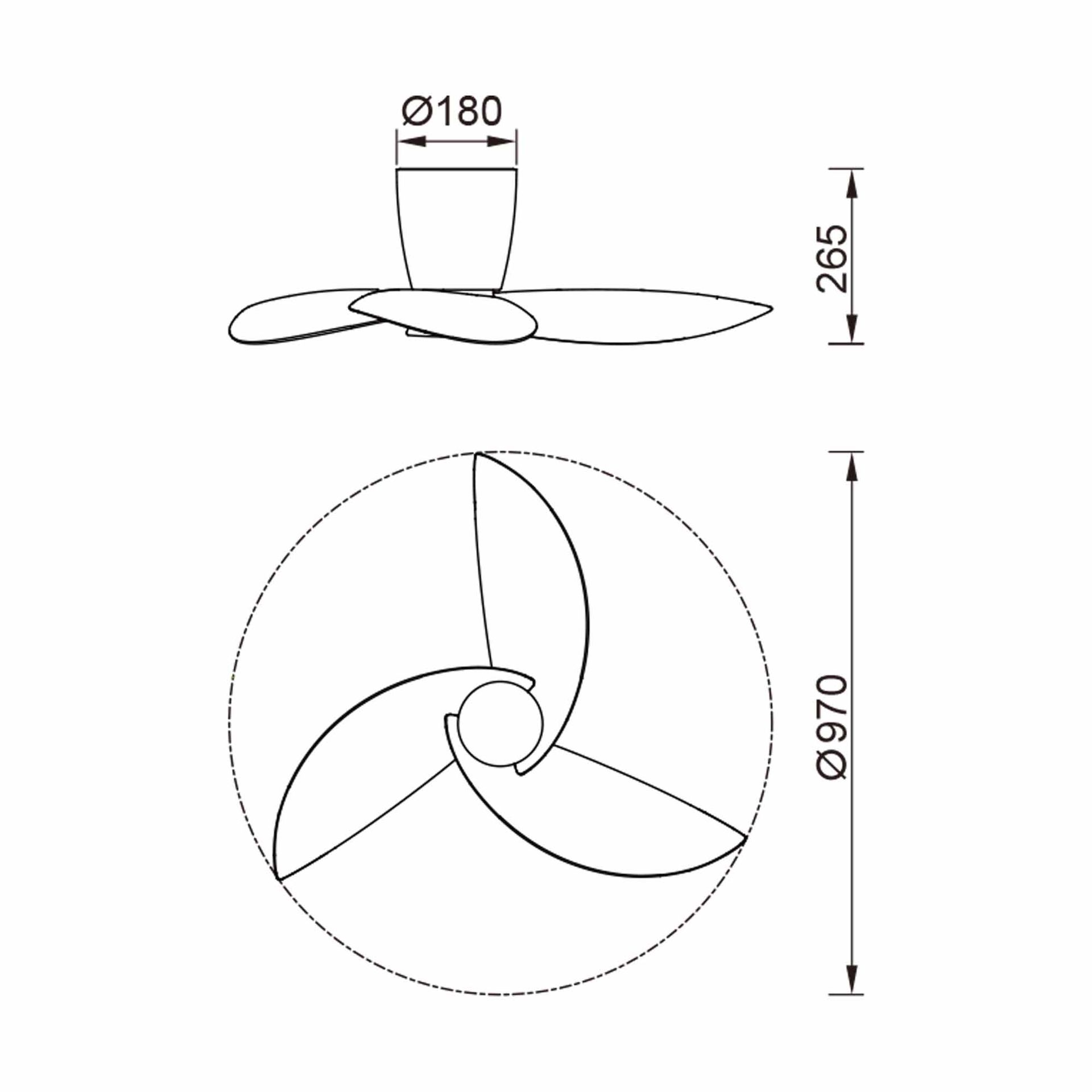 NILO * FAN WHITE/BEECH