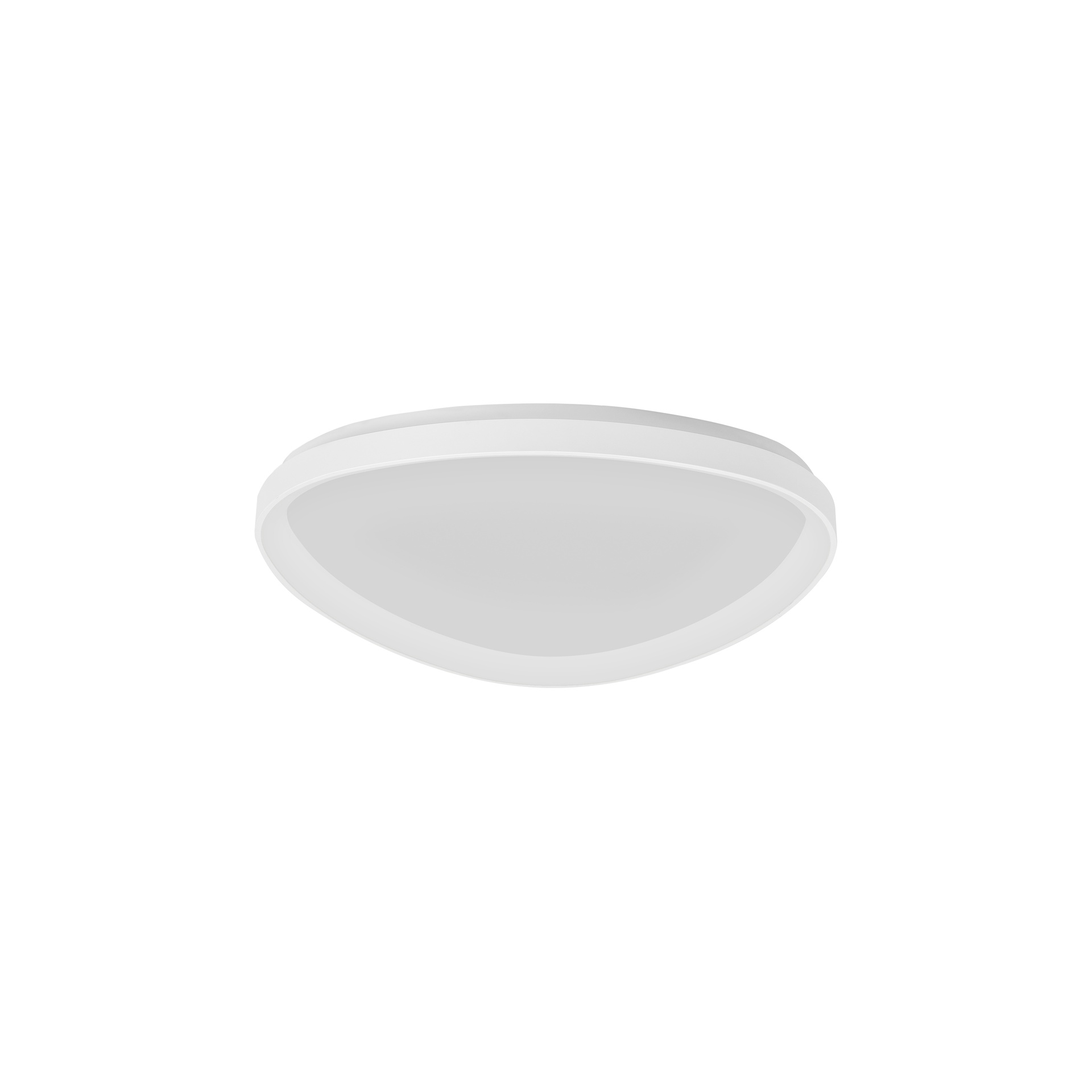 NISEKO II * CEILING TRIANGULAR LED 42 CM - WITH REMOTE CONTROL CCT - WHITE