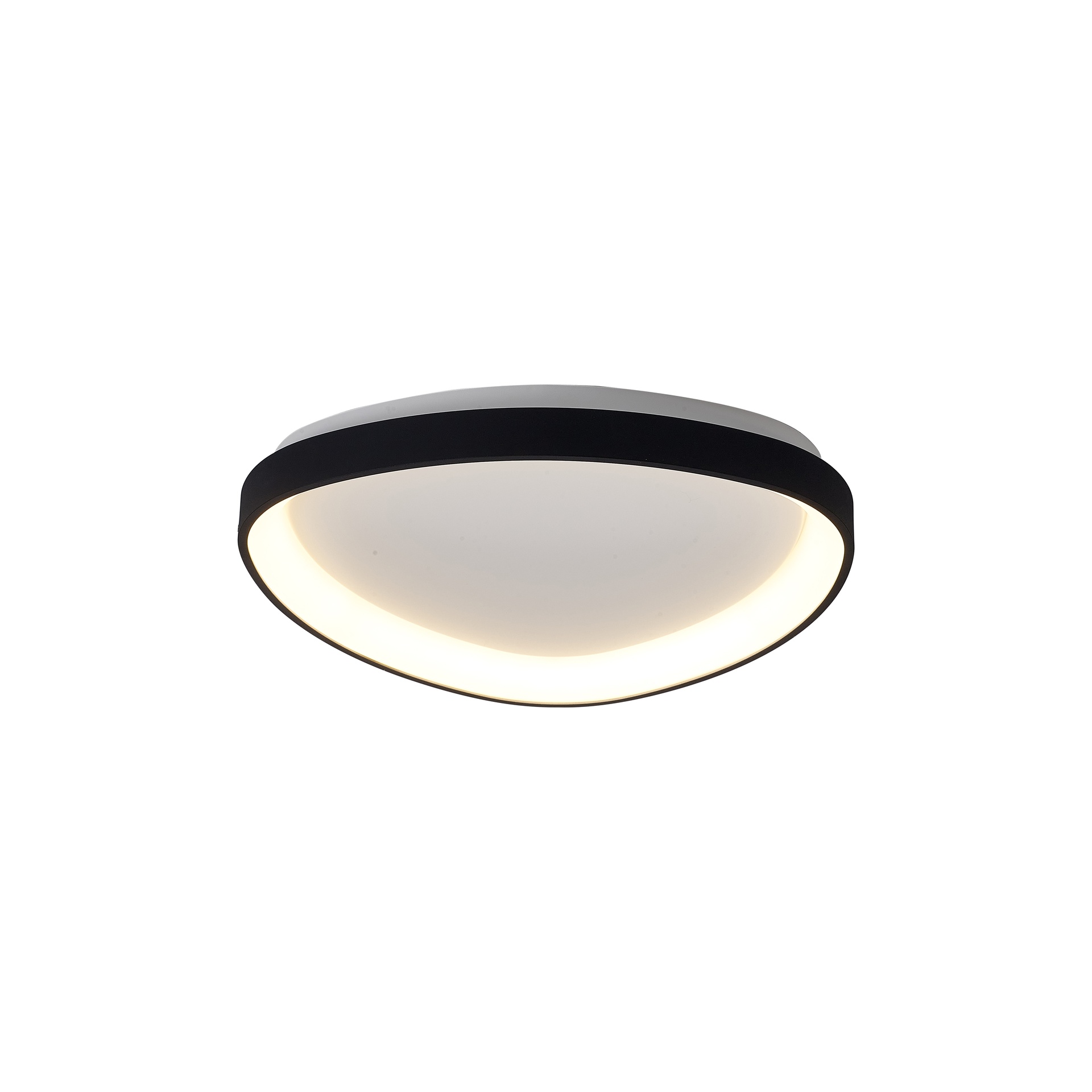 NISEKO II * CEILING TRIANGULAR LED 42 CM - WITH REMOTE CONTROL CCT - BLACK