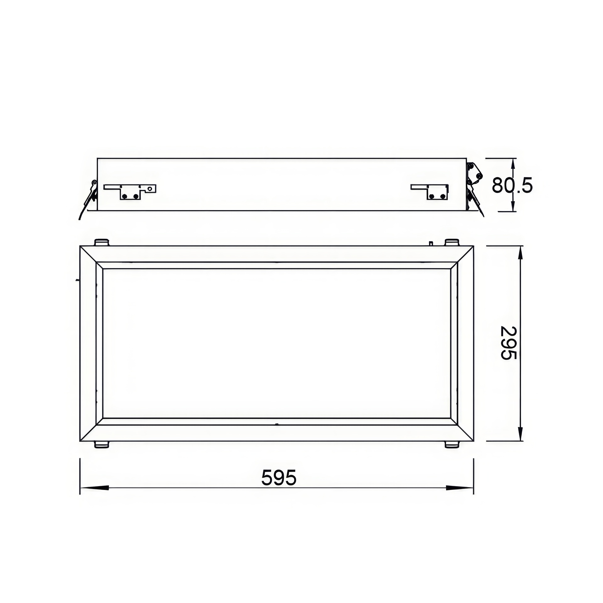 BLUE SKY * RECCESSED LED CEILING 60 x 30