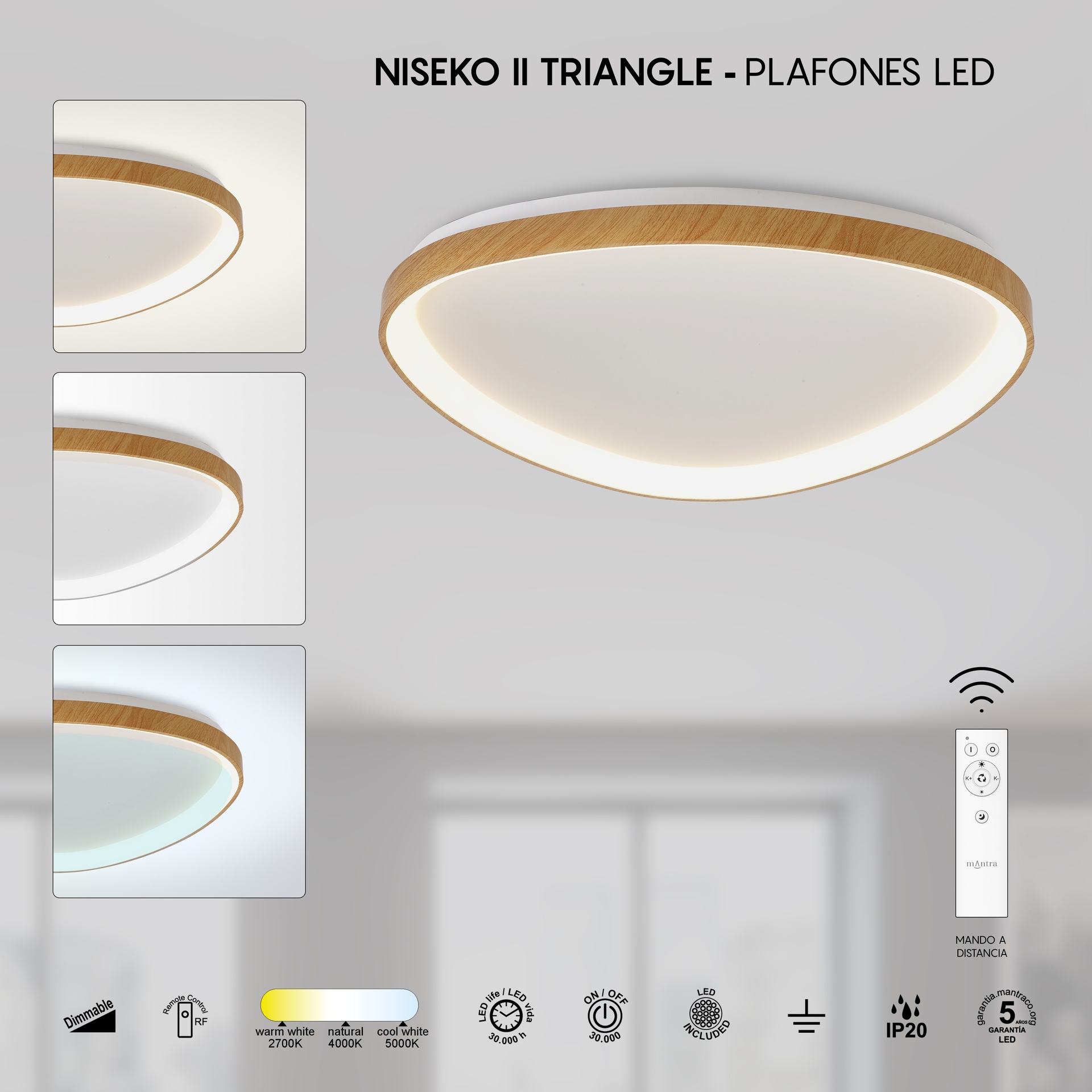 Niseko II · Plafones · Madera