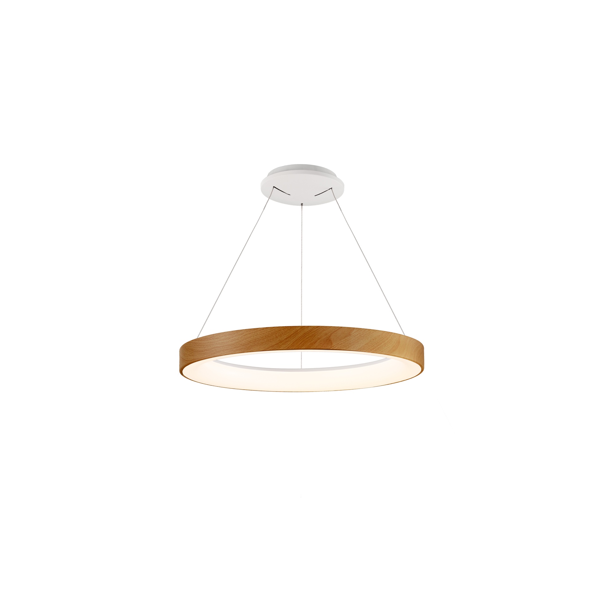 NISEKO II * LED PENDANT 45W D.50CM  WOOD