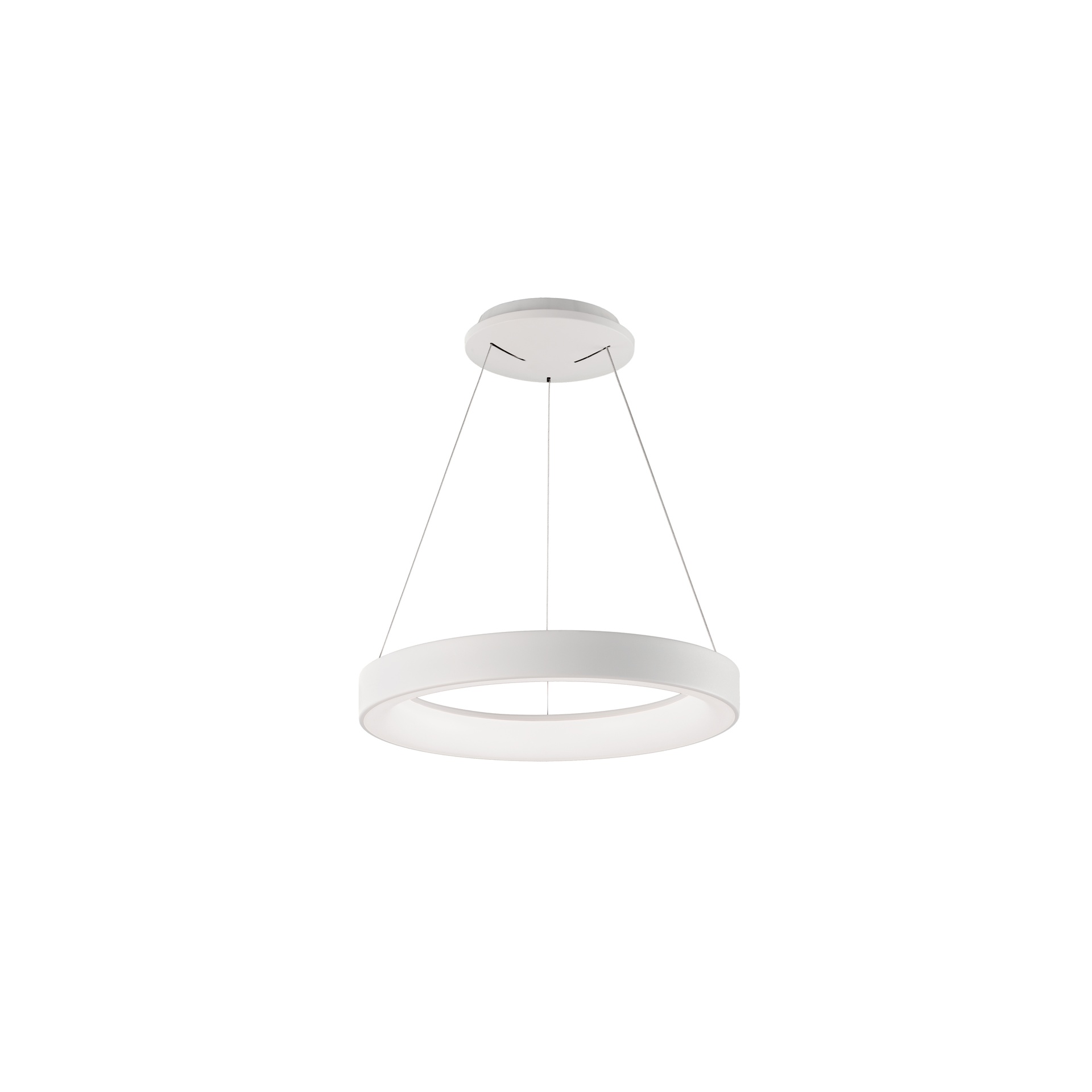 NISEKO II * PENDANT 38 CM - WITH REMOTE CONTROL - WHITE