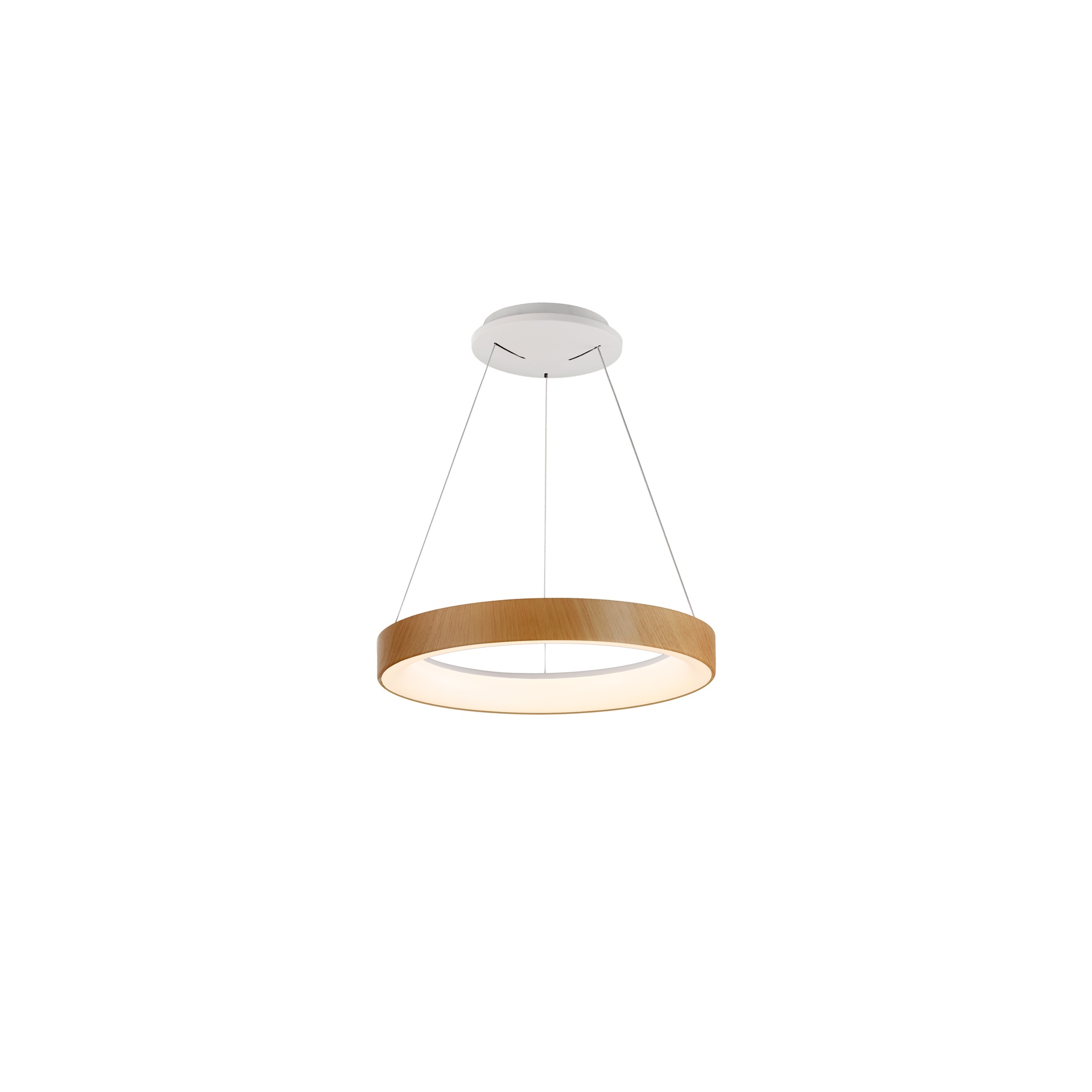 NISEKO II * PENDANT 38 CM - WITH REMOTE CONTROL - WOOD