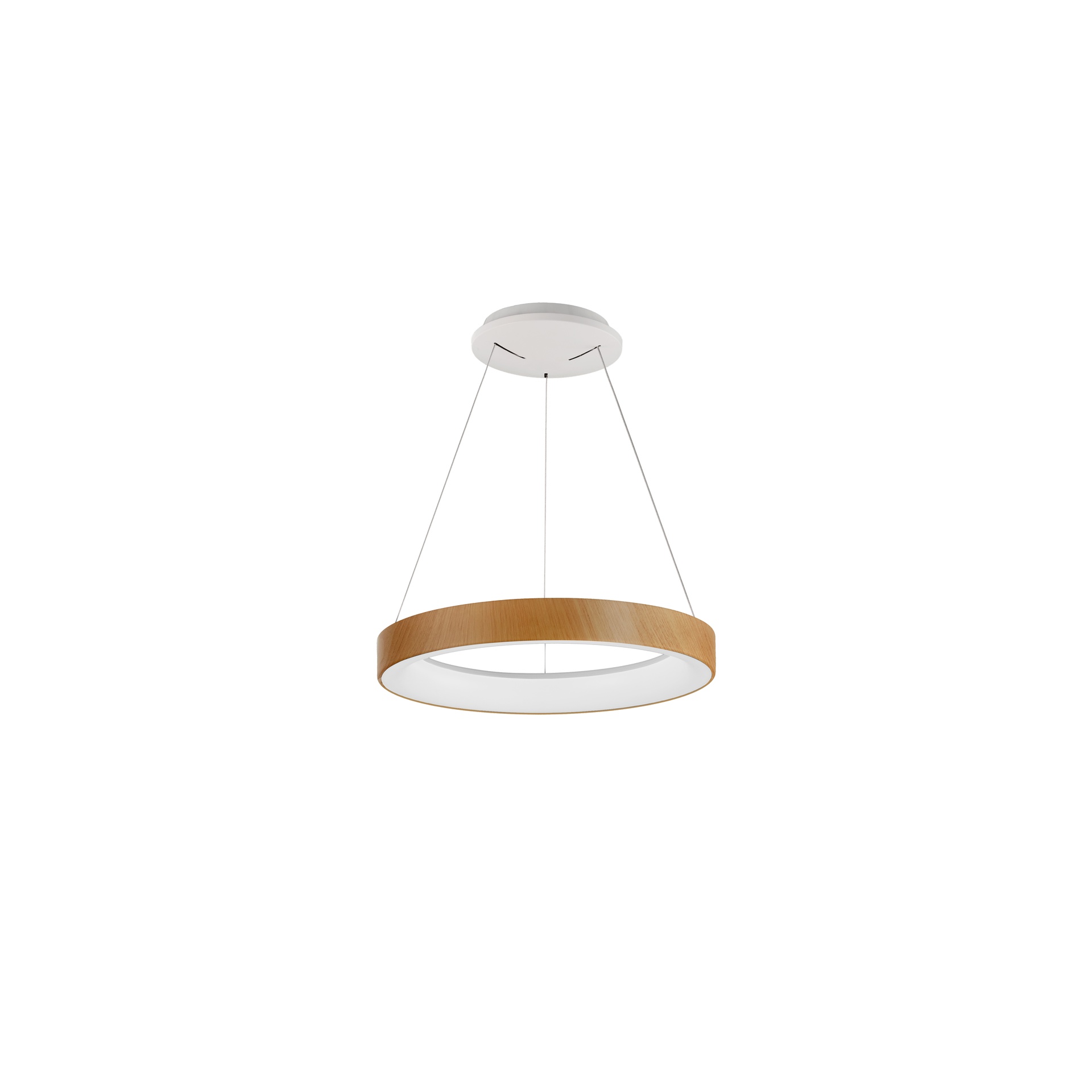 NISEKO II * PENDANT 38 CM - WITH REMOTE CONTROL - WOOD