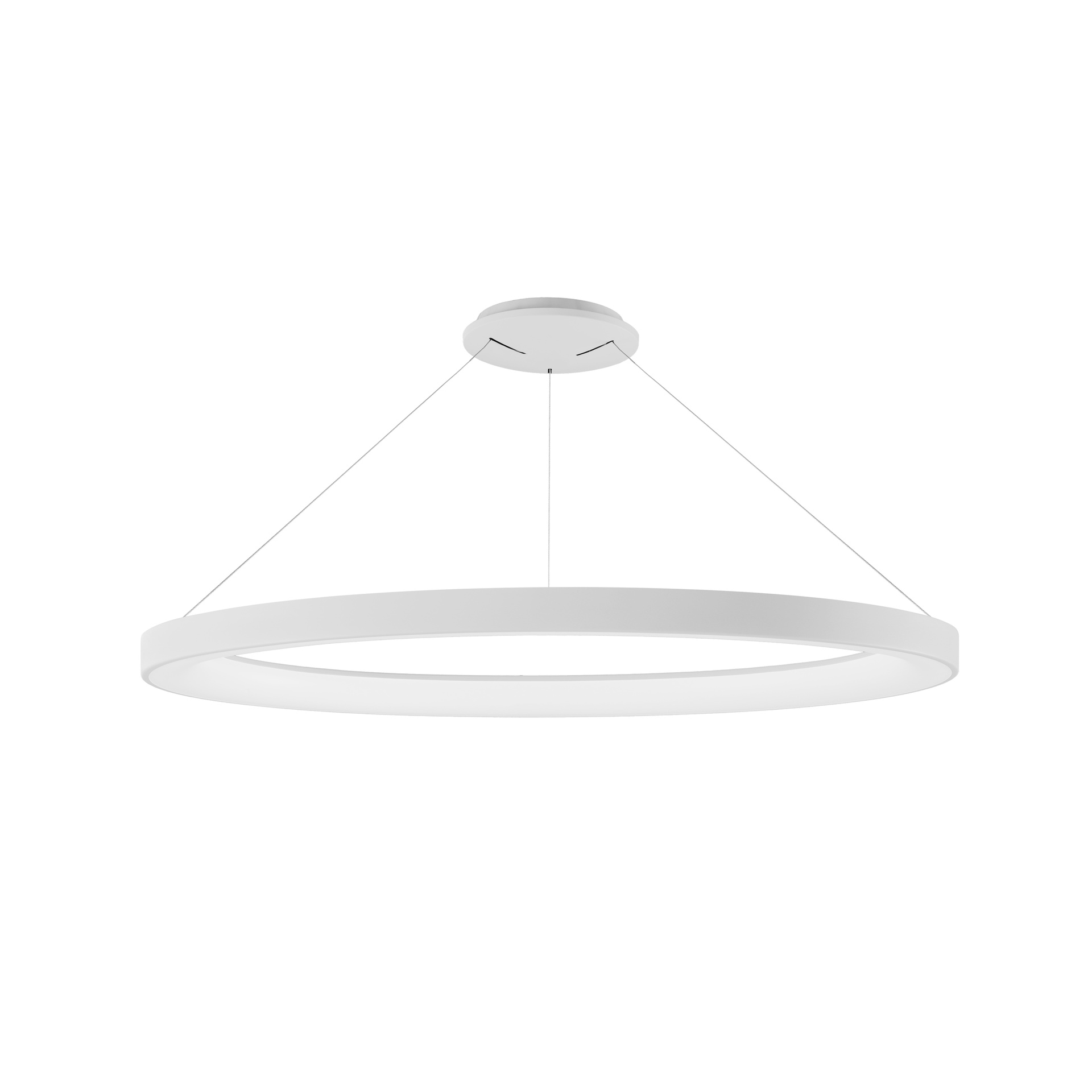 NISEKO II * PENDANT 90 CM - WITH REMOTE CONTROL - WHITE