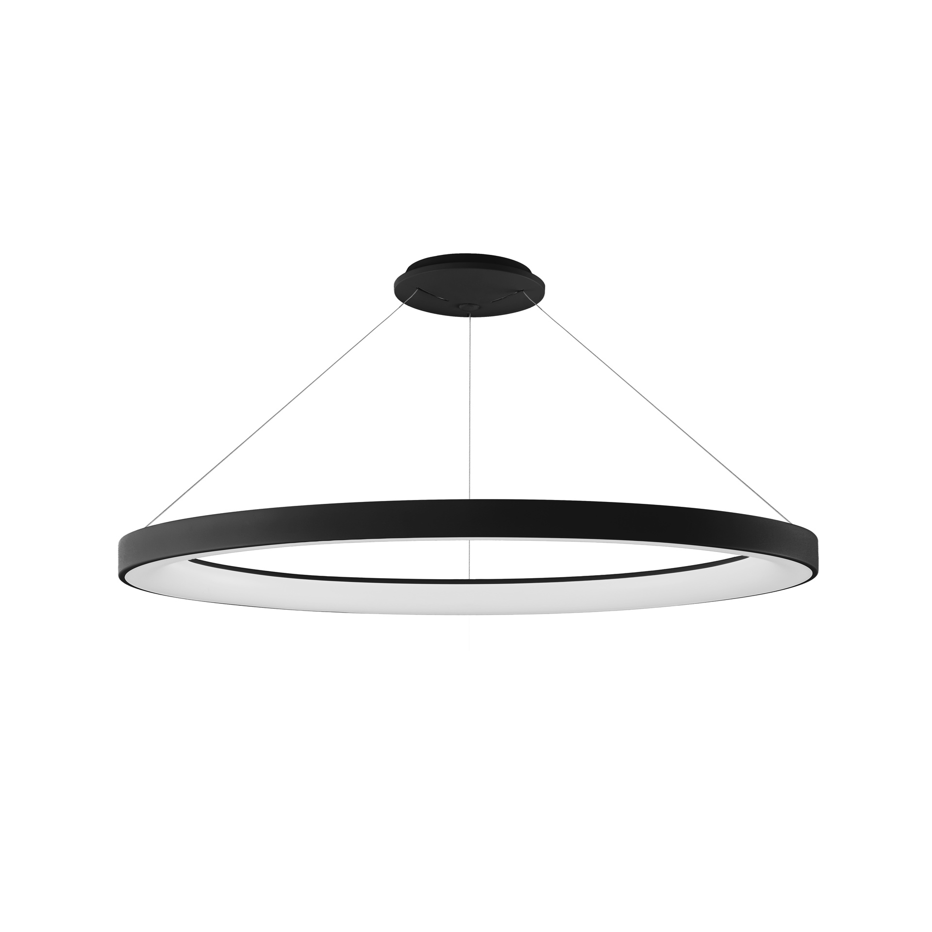 NISEKO II * PENDANT 90 CM - WITH REMOTE CONTROL - BLACK
