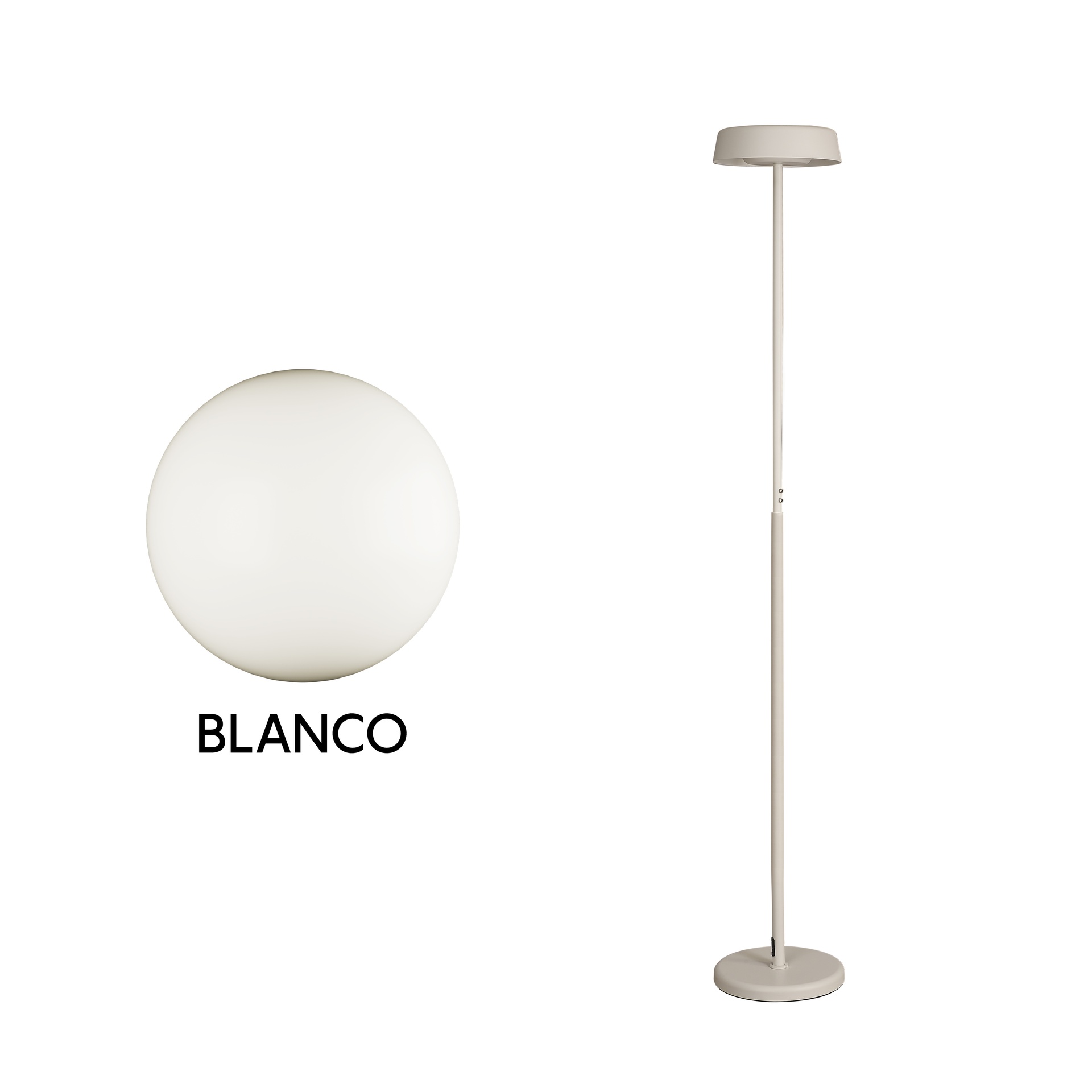 Noa II · Lampadaires · Blanc