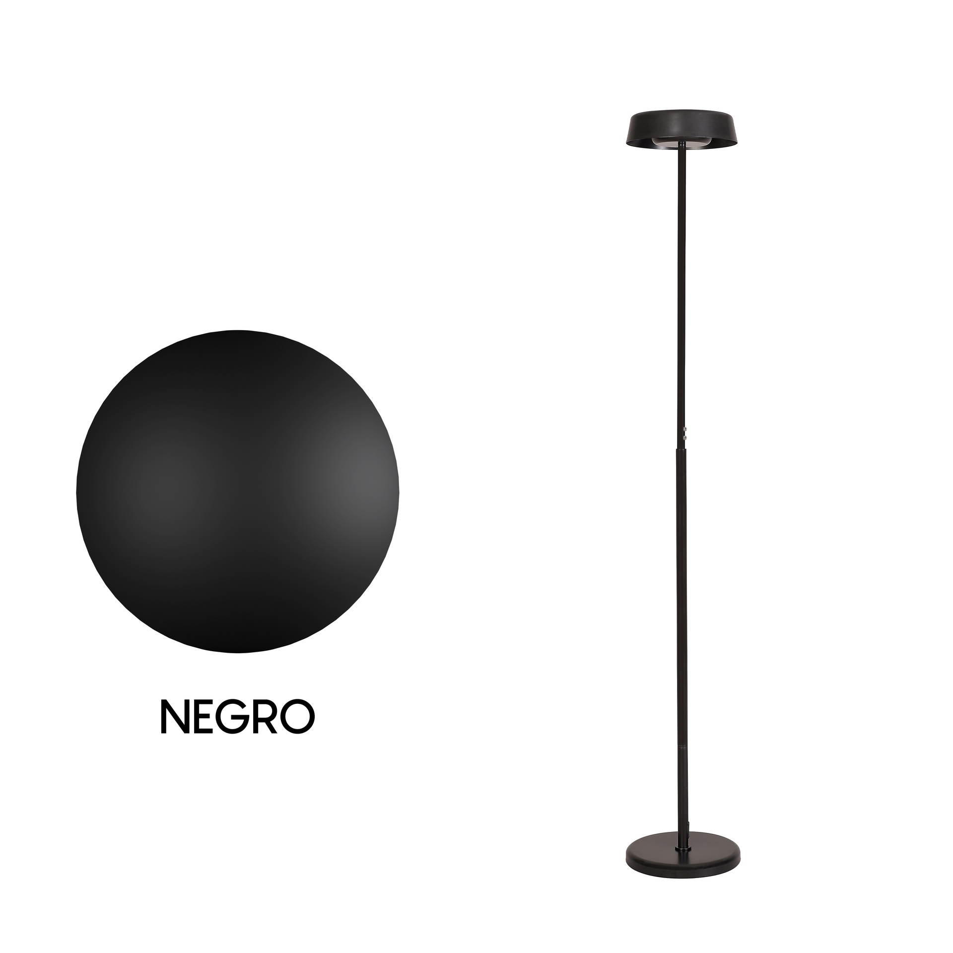 Noa II · Lampade da terra · Nero