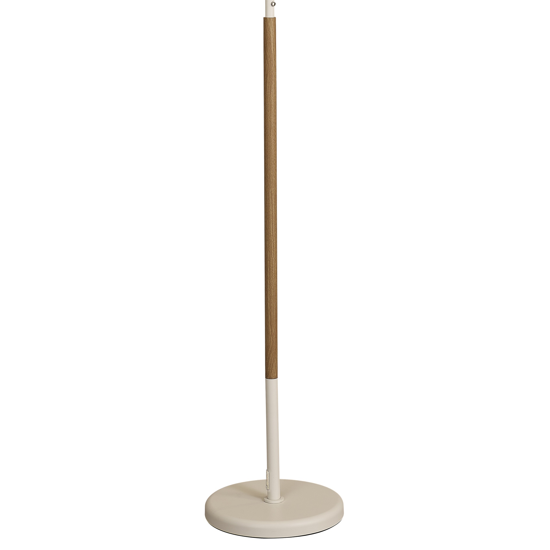 NOA II * FLOOR LAMP 21+9W 3000K TOUCH DIMMER  WHITE/WOOD