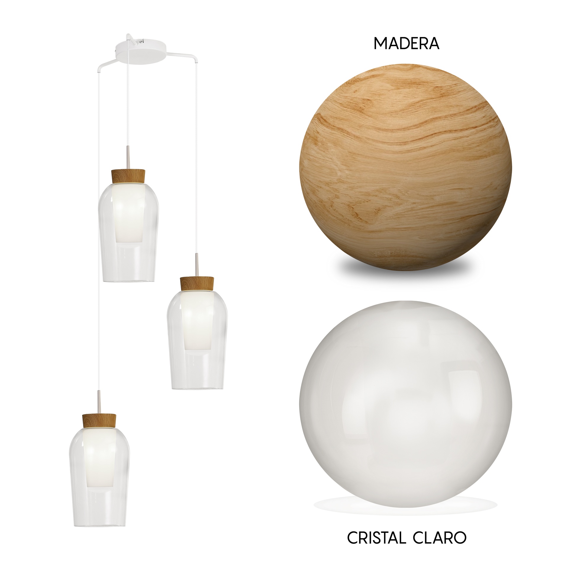 NORA WHITE * PENDANT 3L REDONDA