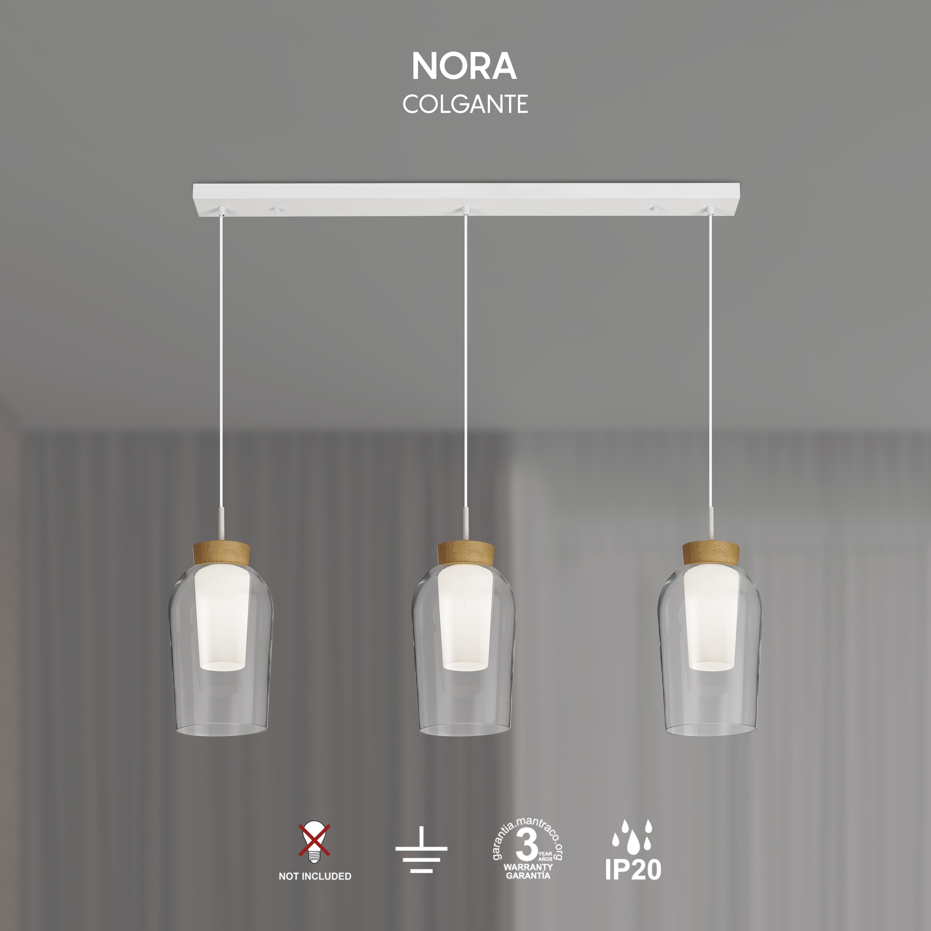 NORA WHITE * PENDANT 3L LINE