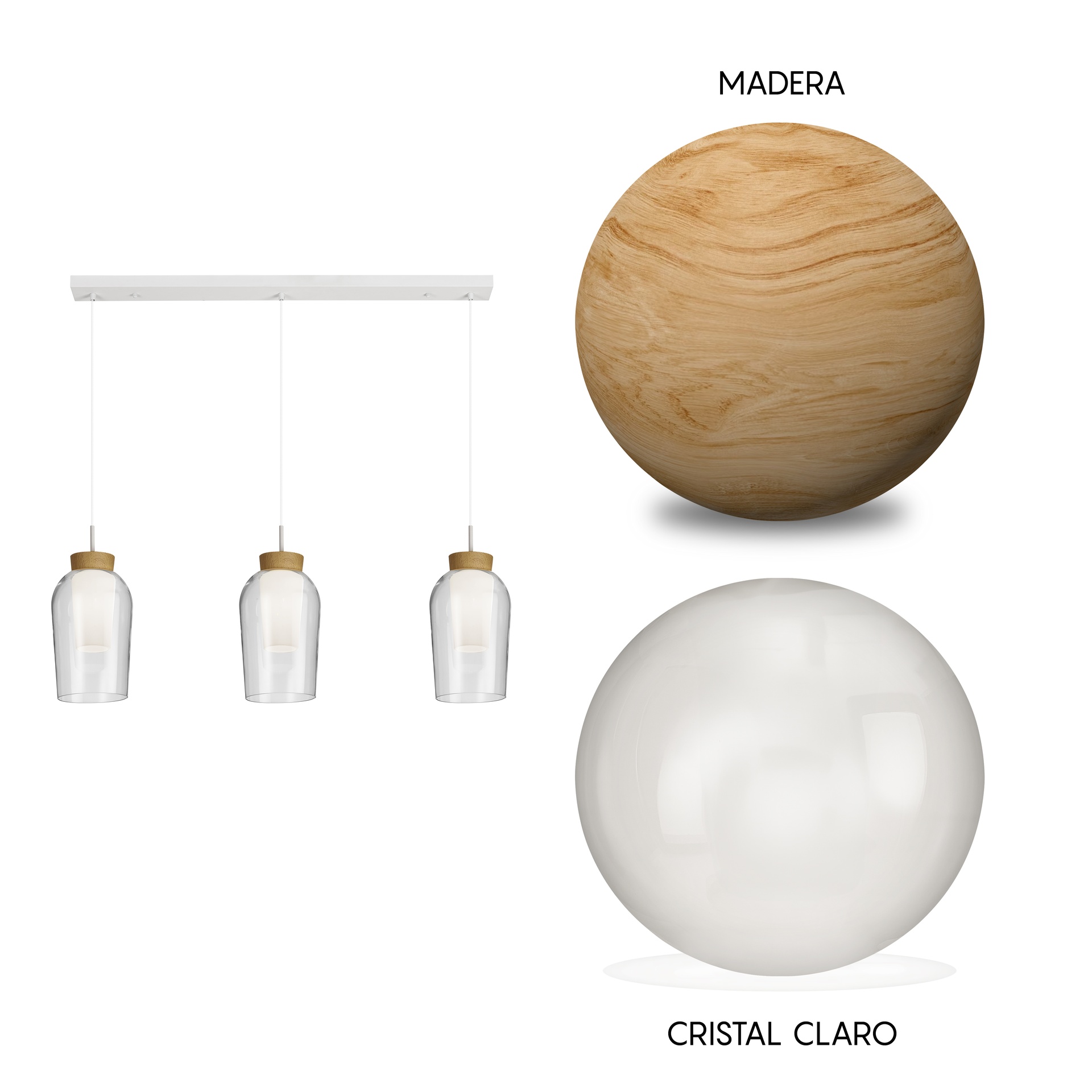 NORA WHITE * PENDANT 3L LINE