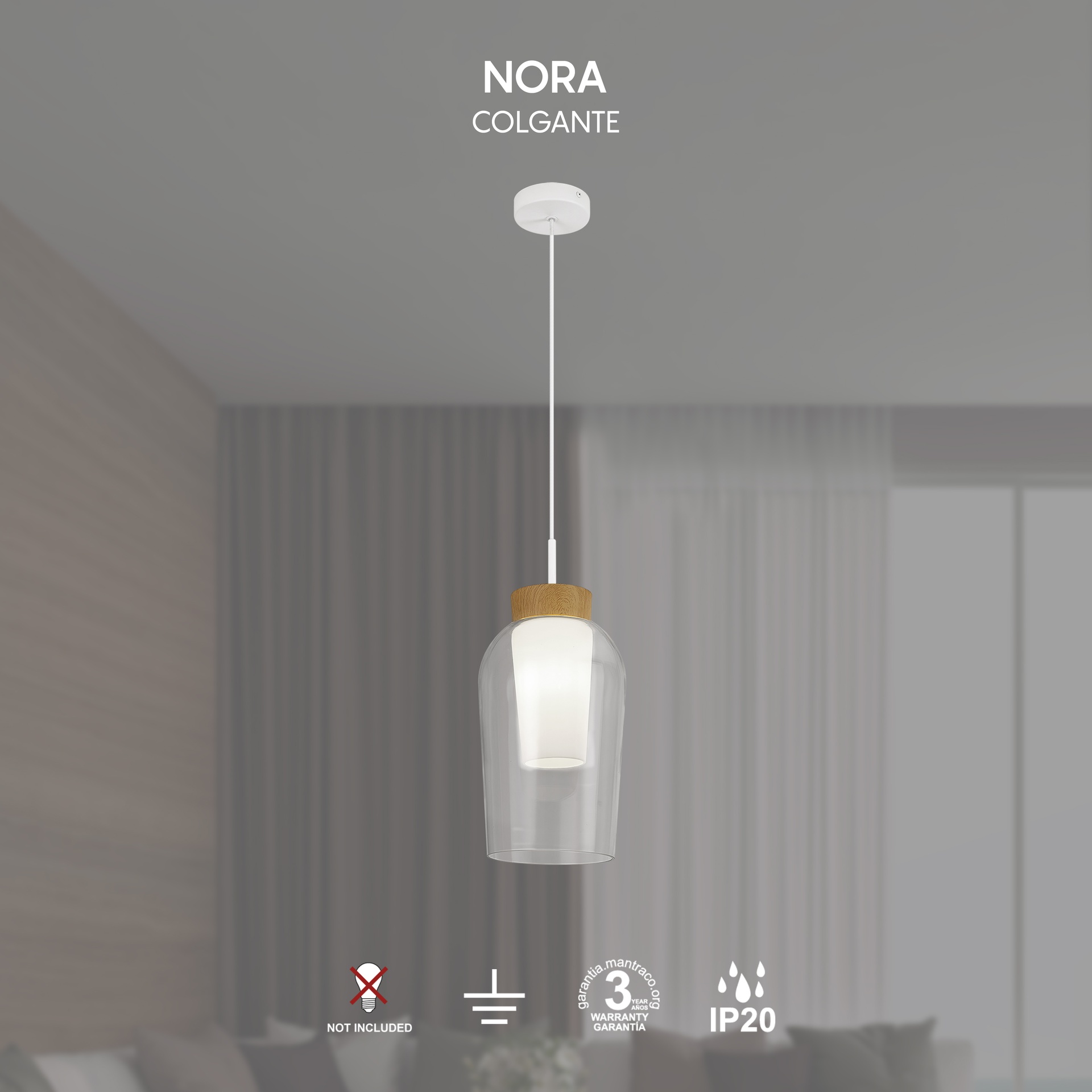 NORA WHITE * PENDANT 1L