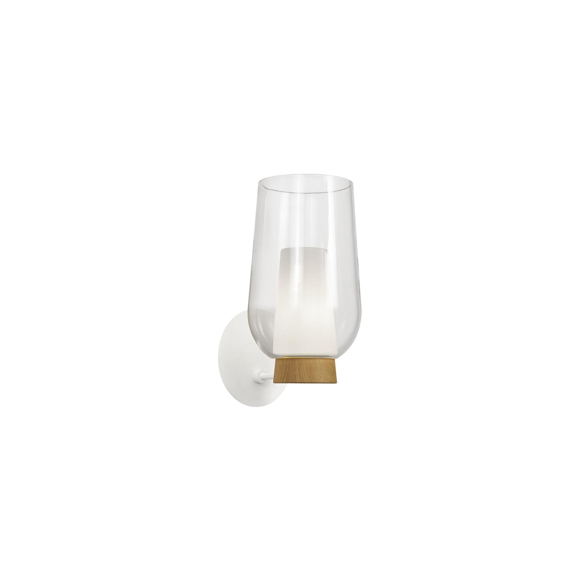 Nora · Luminarias de pared · Blanco / Madera