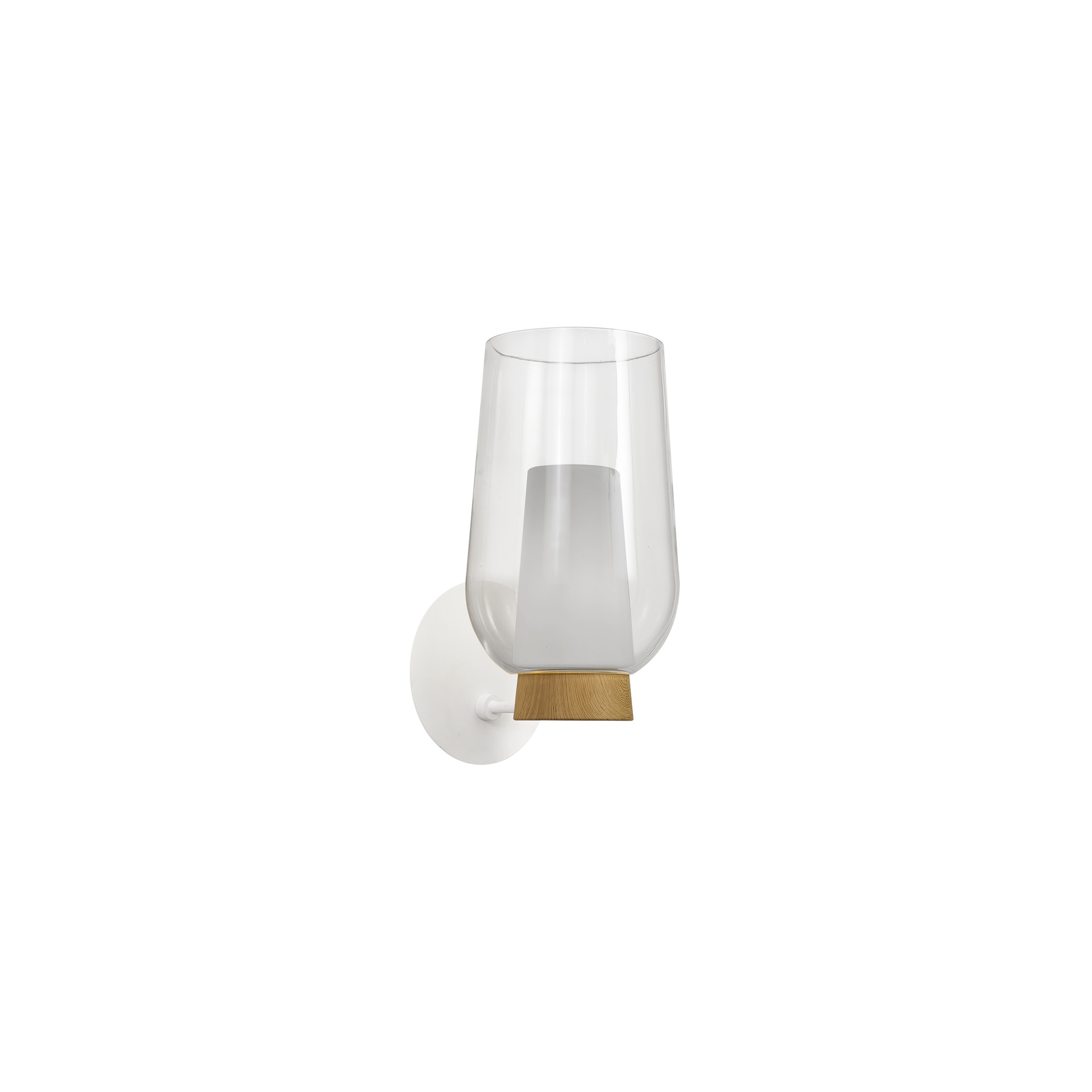 Nora · Luminarias de pared · Blanco / Madera