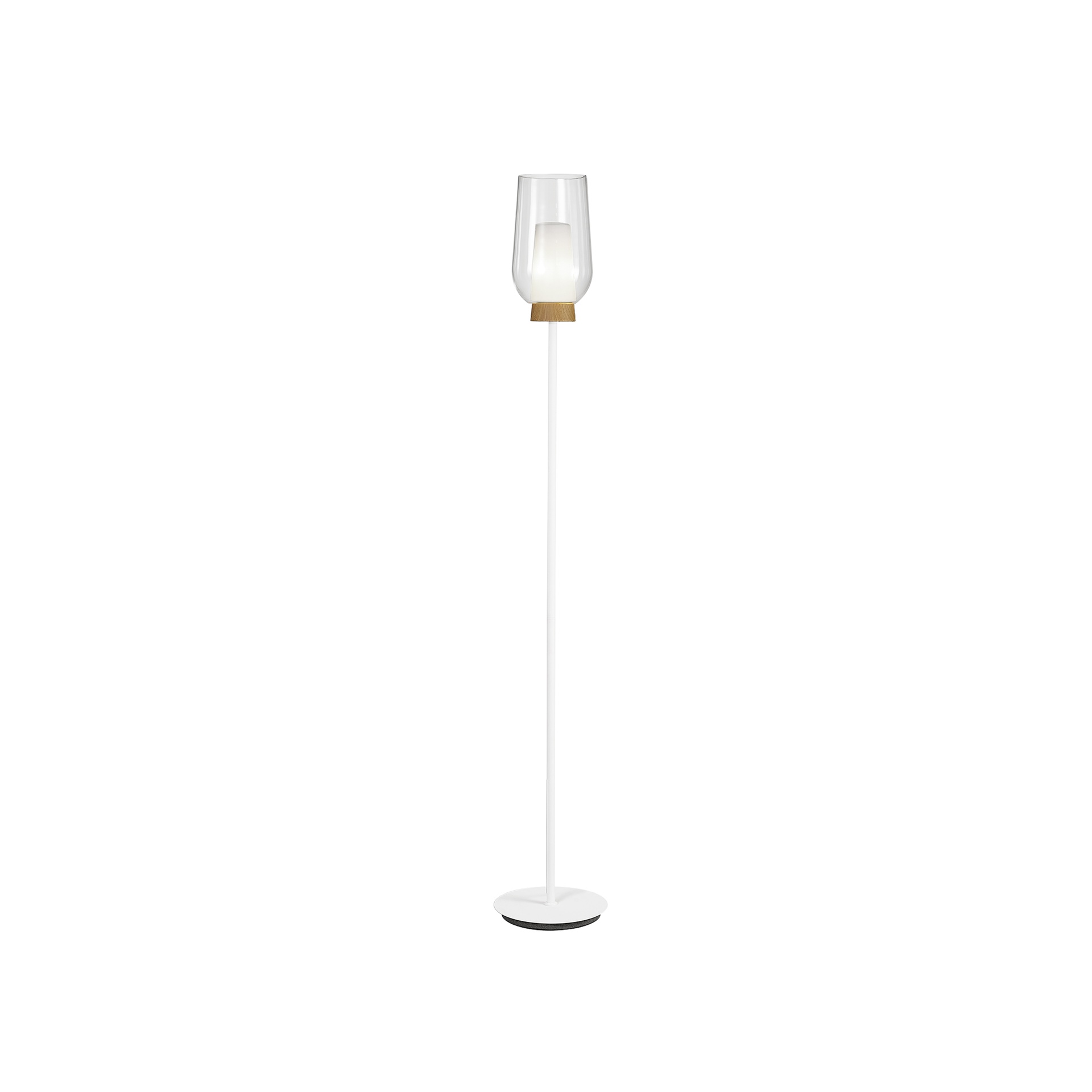 NORA WHITE * FLOOR LAMP 1L