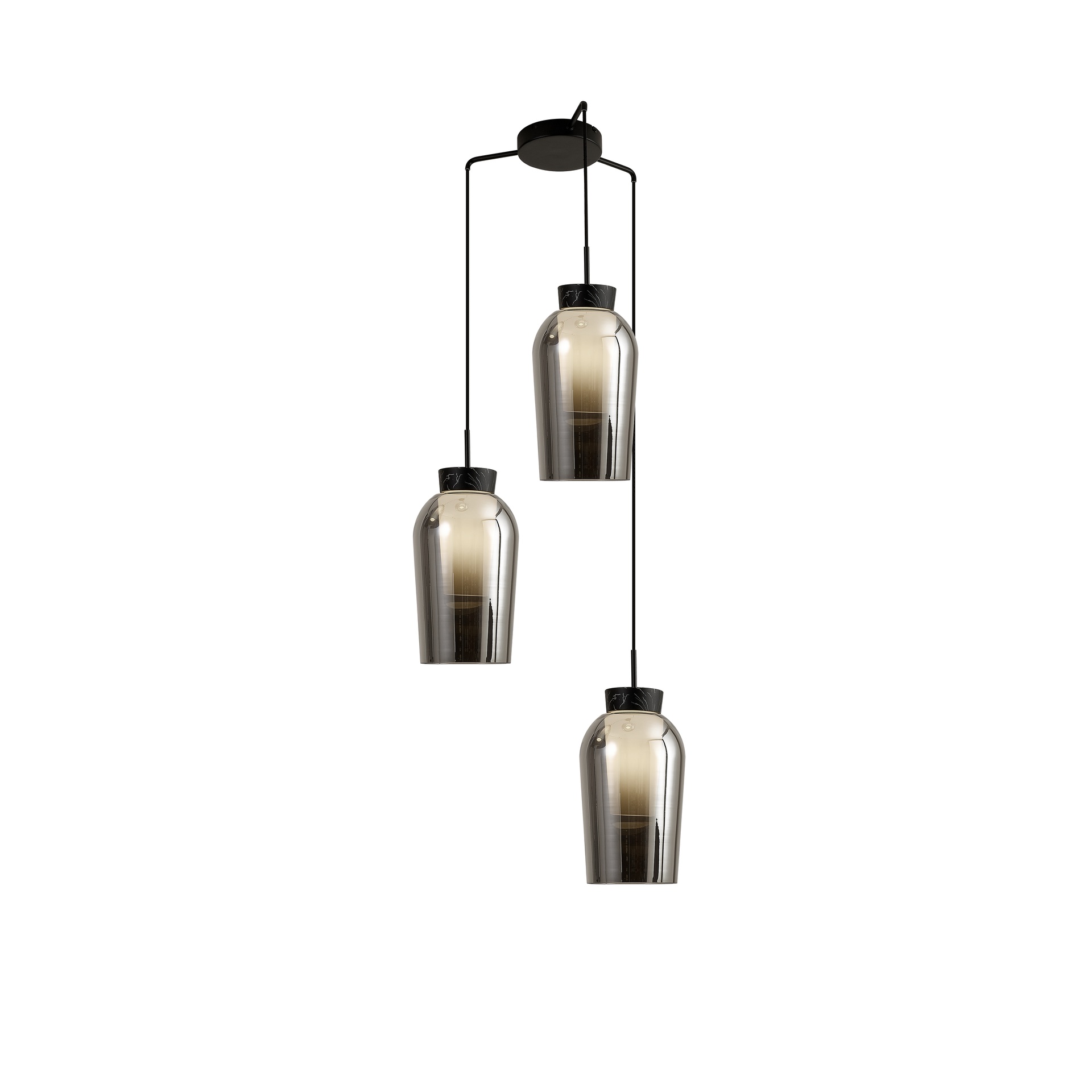 NORA NERO * LAMPADA 3L ROTONDA